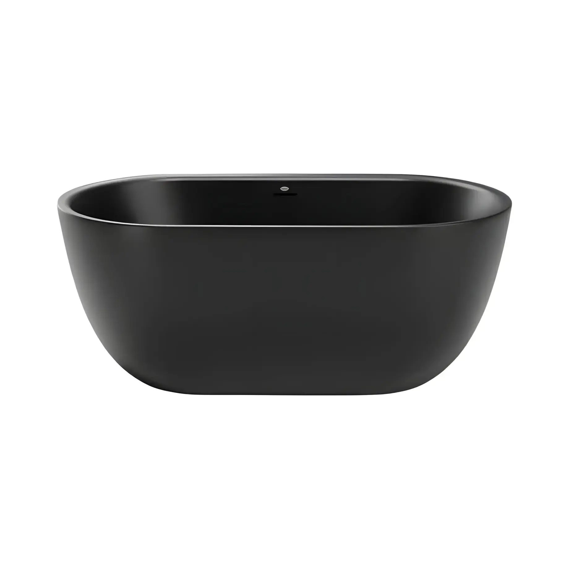 Ванна CHIC Jacuzzi CHI22100100 Satin black 150 x 80 см — вид на білому тлі