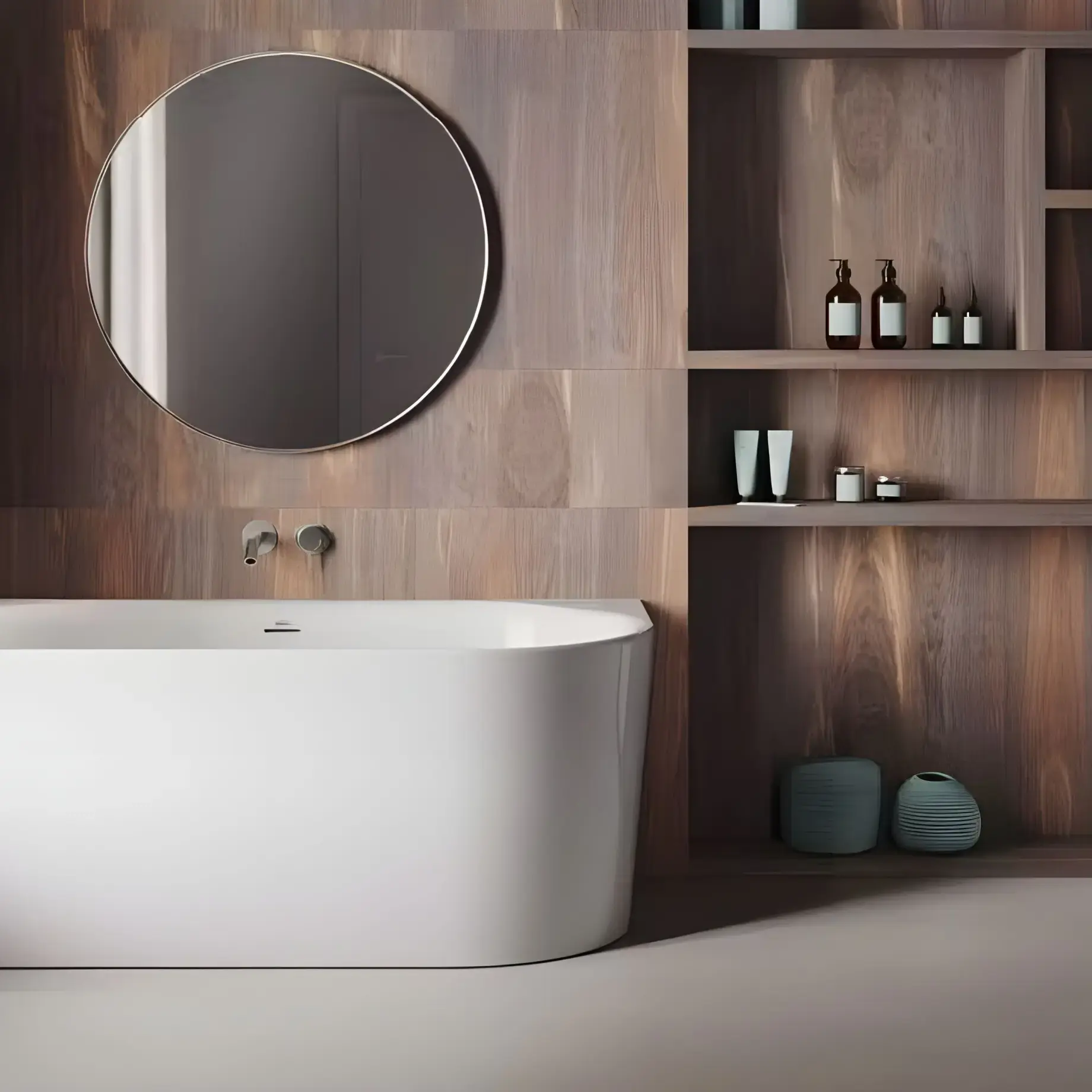 Ванна DALMA лівостороння Jacuzzi DAL00001G00 — вид спереду