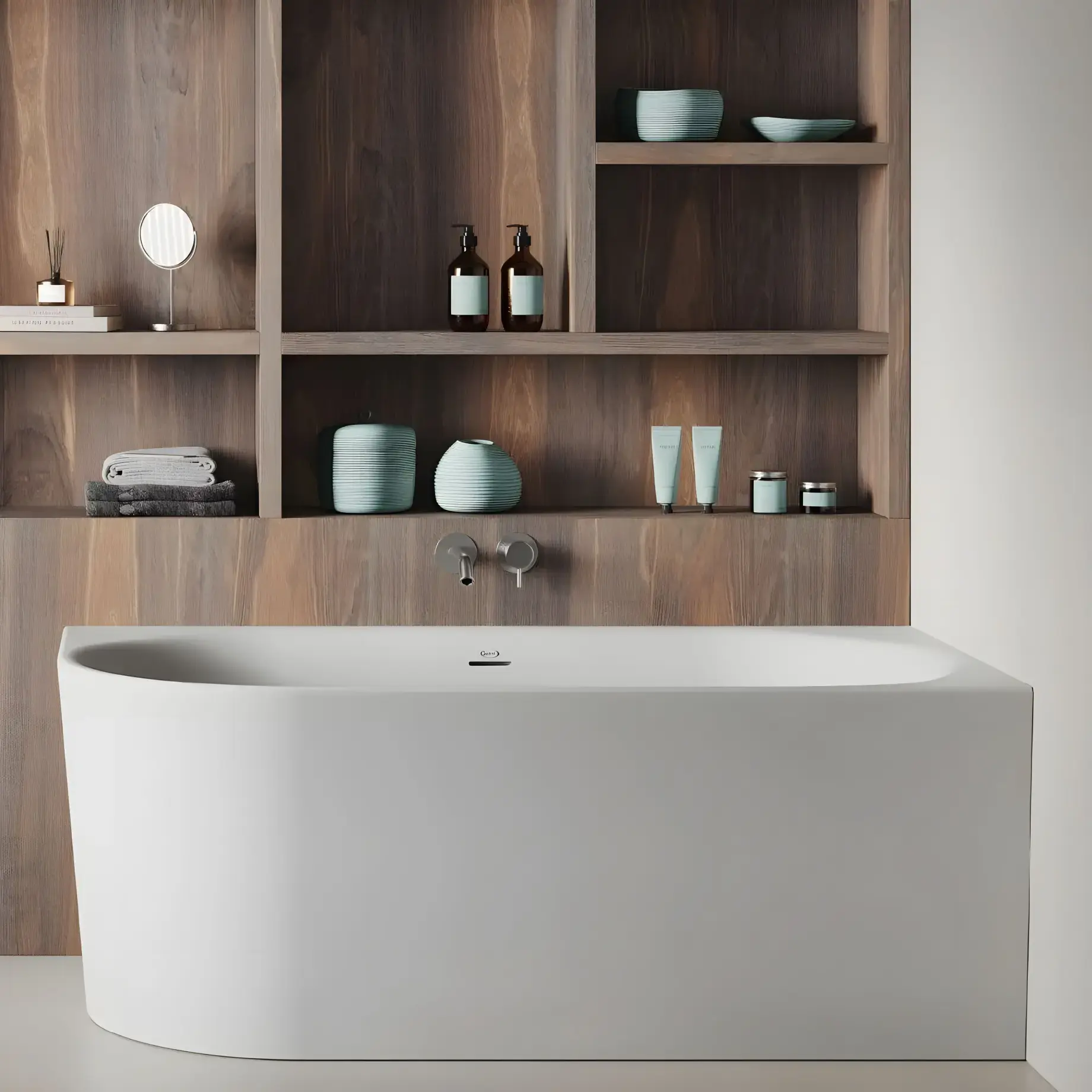 Ванна DALMA правостороння Jacuzzi DAL00002G00 — вид згори