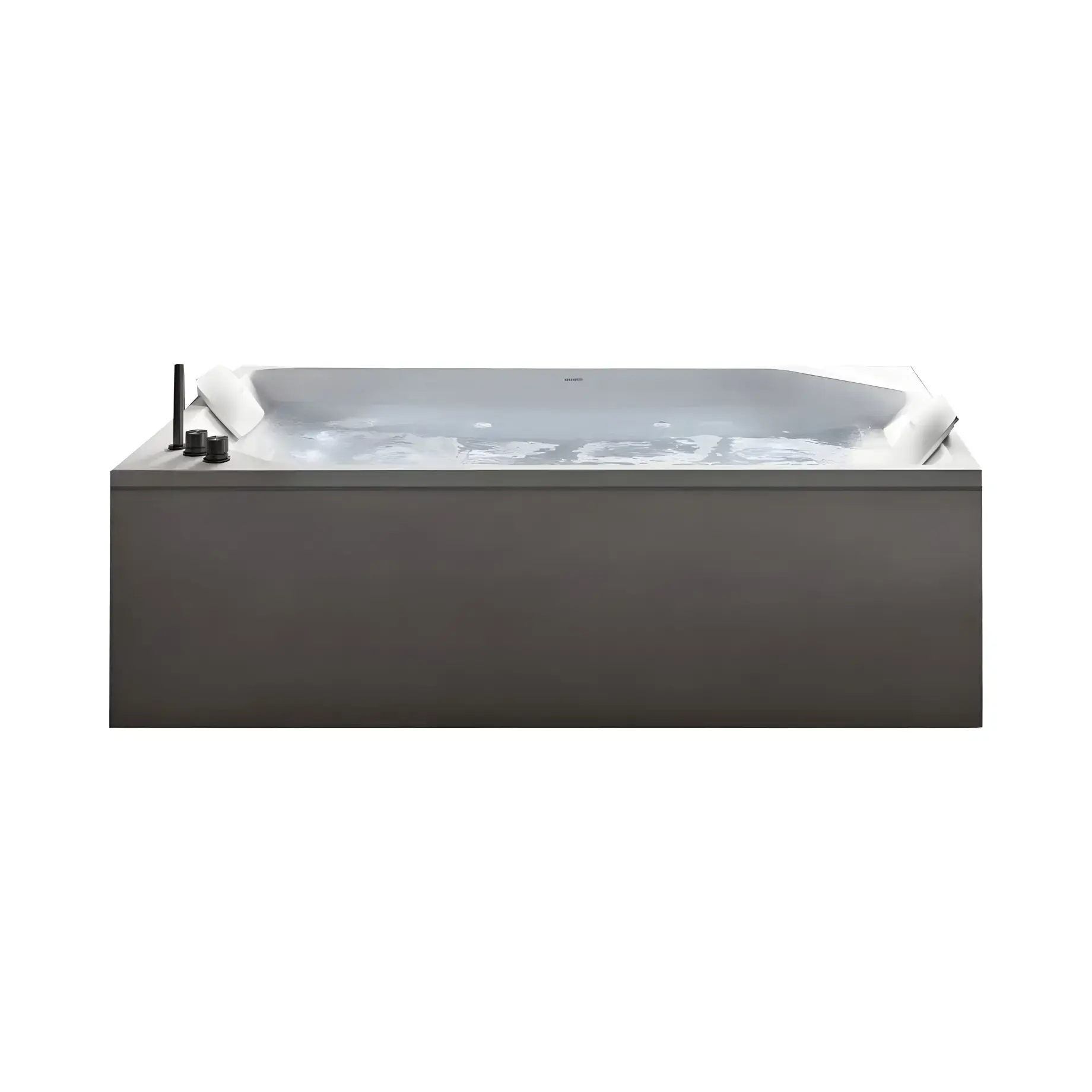 Ванна акрилова гідромасажна ONIRA Jacuzzi ONR101H0300+ 94393020 Gloss White 190 х 120 см — вид на білому тлі