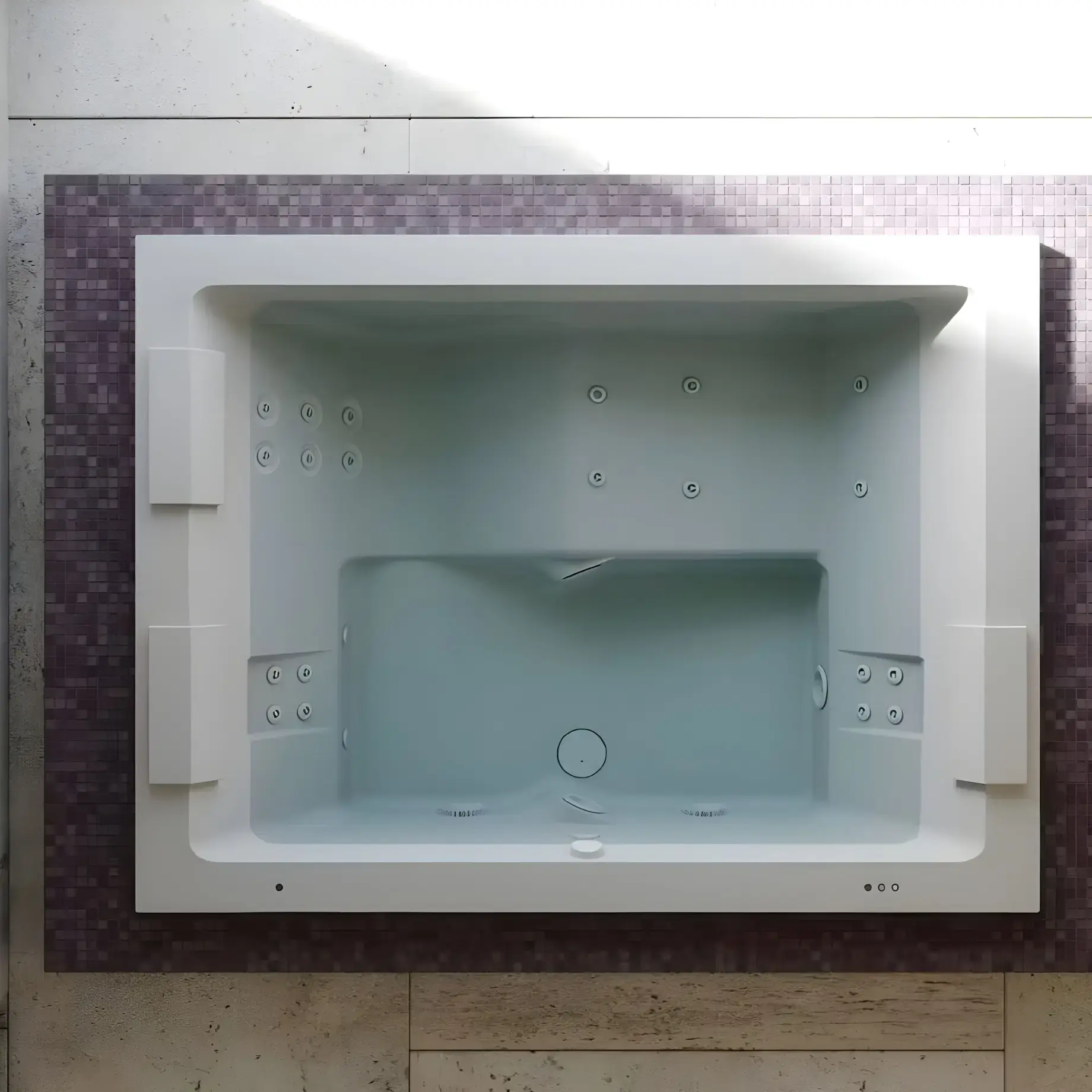 Ванна гідромасажна SHARP EXTRA Jacuzzi SHA401E0400 — бічний ракурс