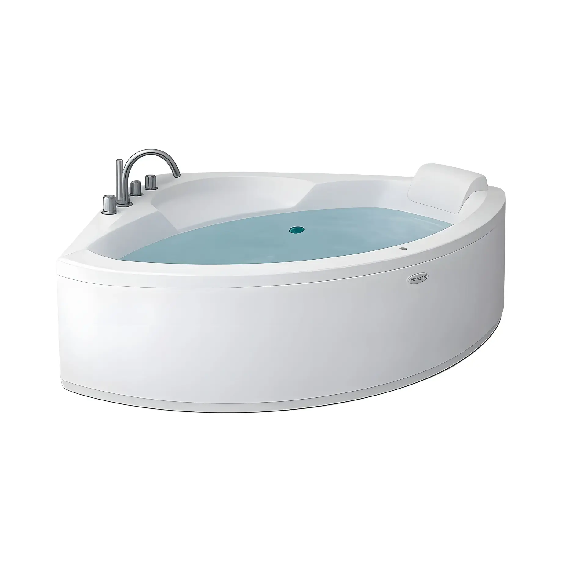 Ванна гідромасажна UMA Jacuzzi UM030022D11 Gloss White 145 х 145 см — вид на білому тлі