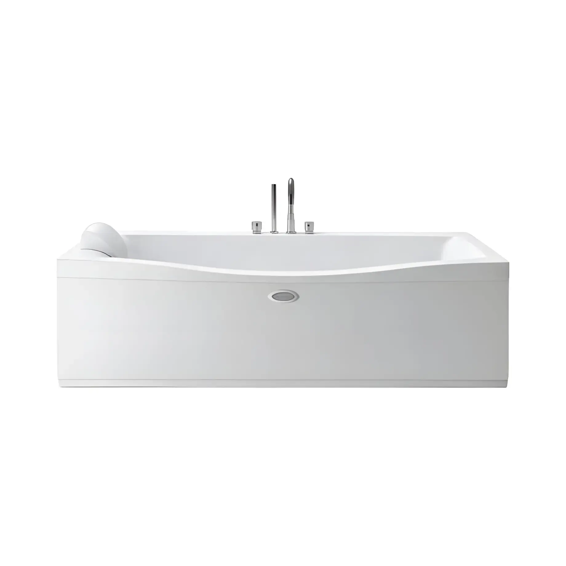 Ванна гідромасажна VERSA Jacuzzi VE010021D12 Gloss White 170 х 70 см — вид на білому тлі