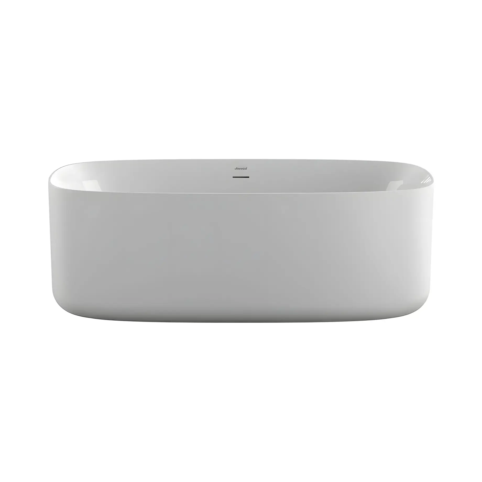 Ванна VIS 170 Jacuzzi VIS00000000 Gloss White 170 х 75 см — вид на білому тлі