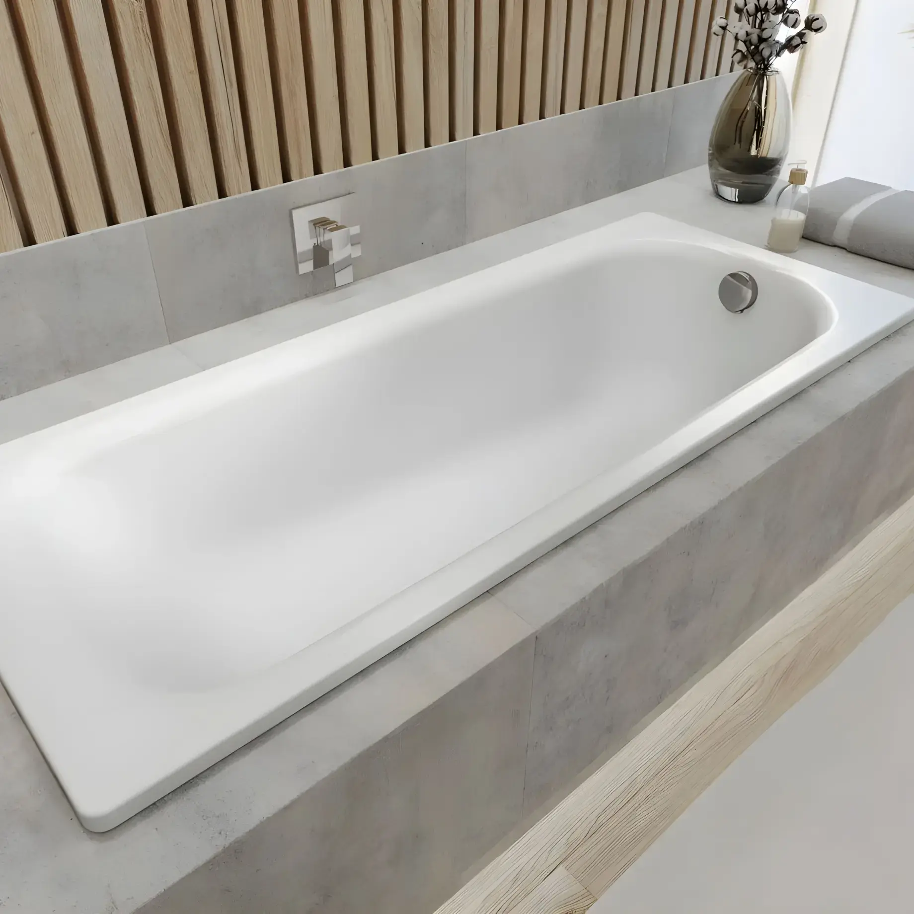 Ванна Saniform Plus Kaldewei 111800010001 170 х 70 см — бічний ракурс