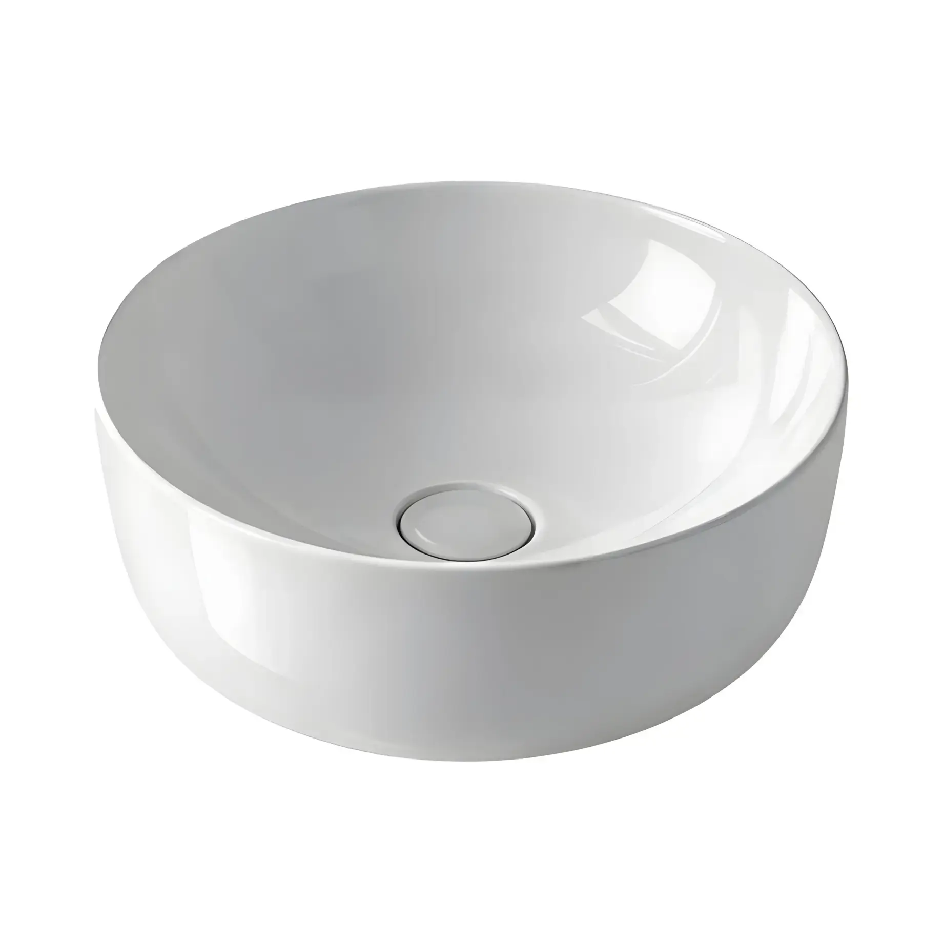 Умивальник Nolita Kerasan 5344 01 Glossy White 40 х 40 см — вид на білому тлі