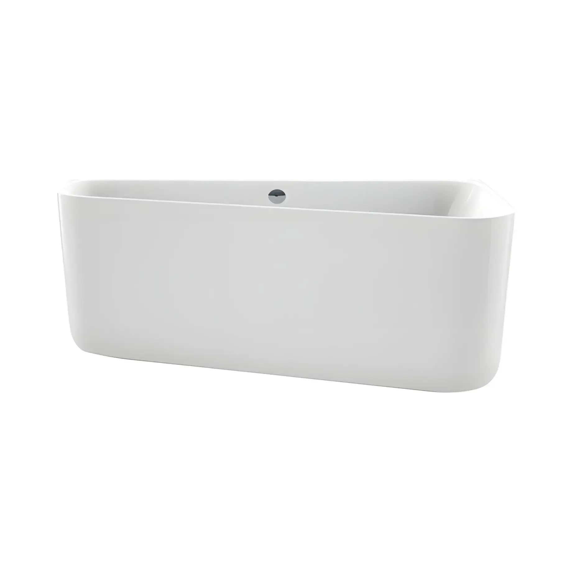 Ванна Chic L Knief 0100-040-WM Matt White 155 x 75 см — вид на білому тлі