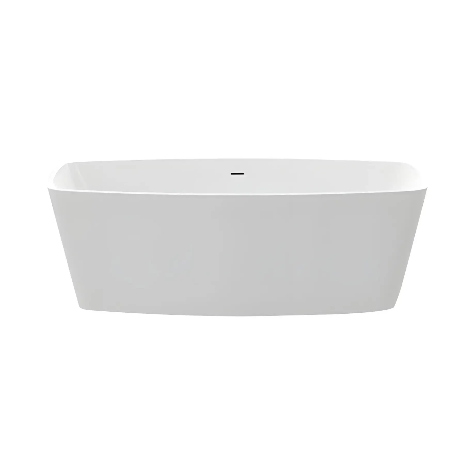 Ванна Cube Knief 0100-284-WG Glossy White 170 х 80 см — вид на білому тлі