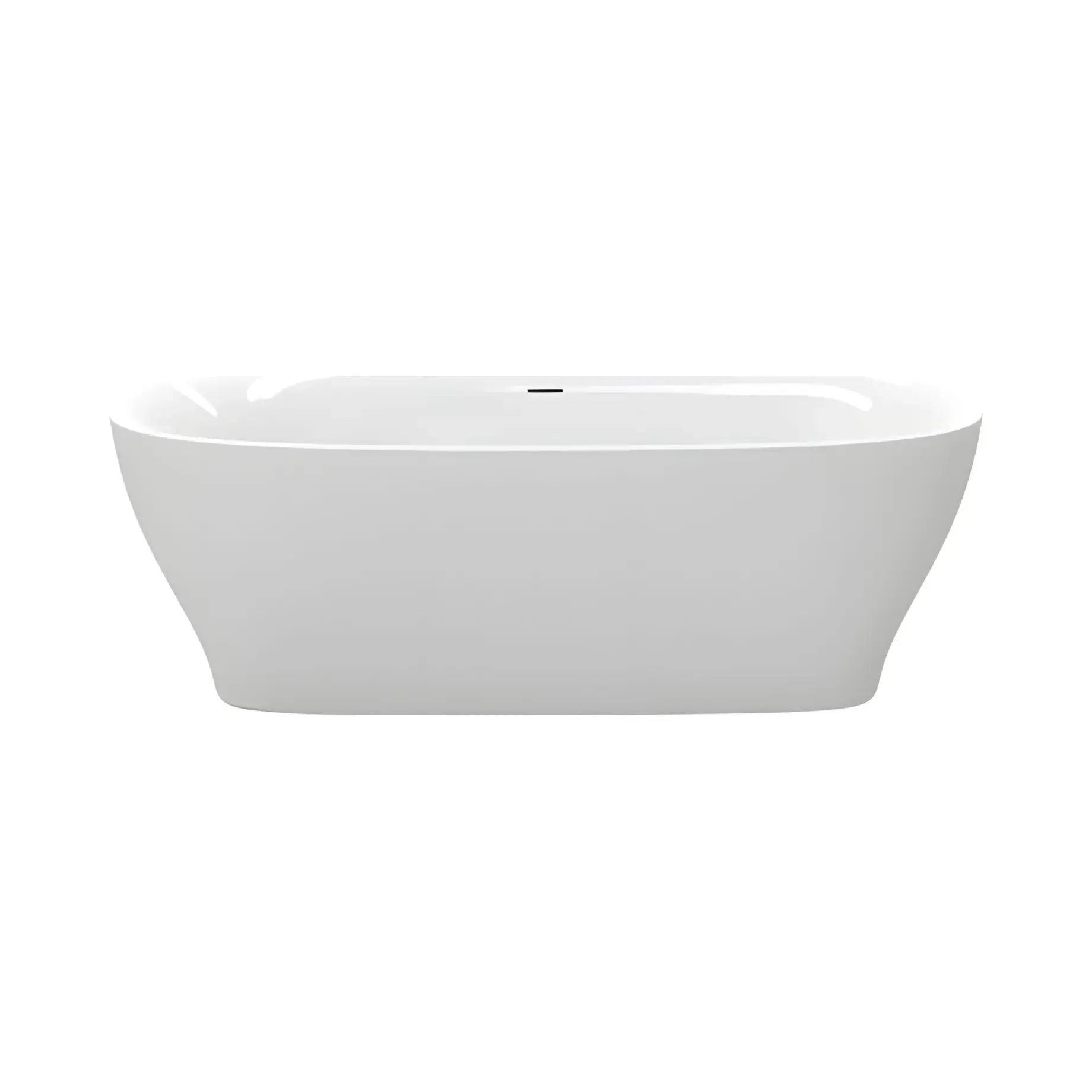 Ванна Dream Knief 0100-251-WG Glossy White 180 х 80 см — вид на білому тлі