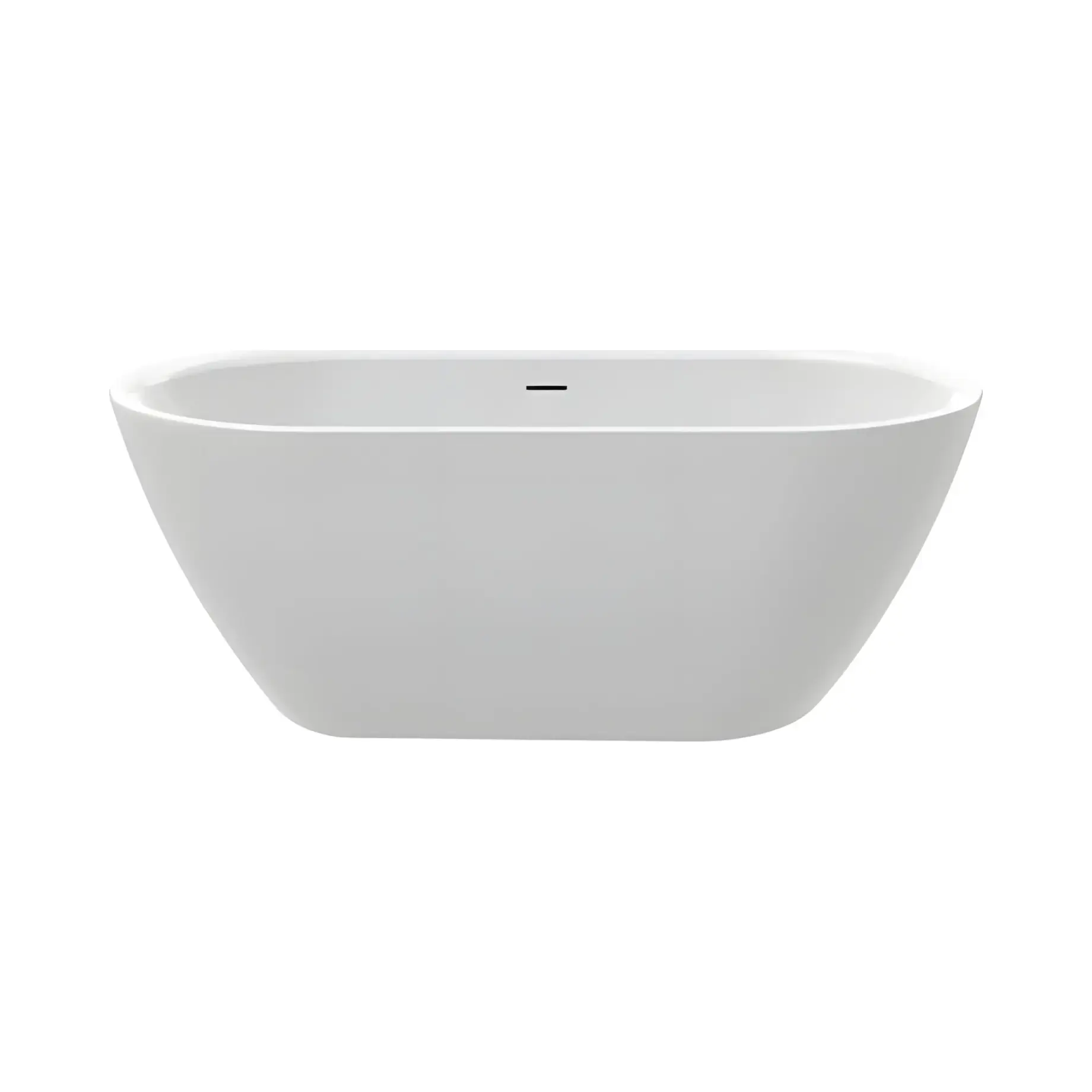 Ванна Form XS Knief 0100-257-WG Glossy White 155 x 75 см — вид на білому тлі