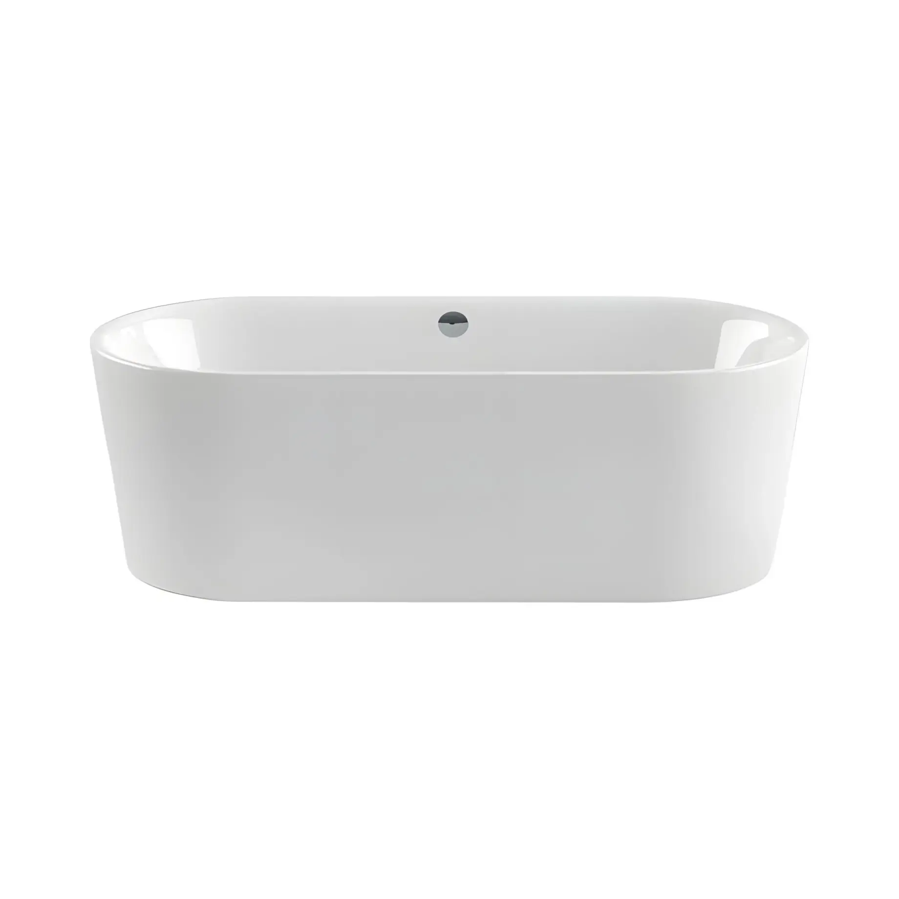 Ванна Fresh Knief 0100-030-WM Matt White 180 х 80 см — вид на білому тлі