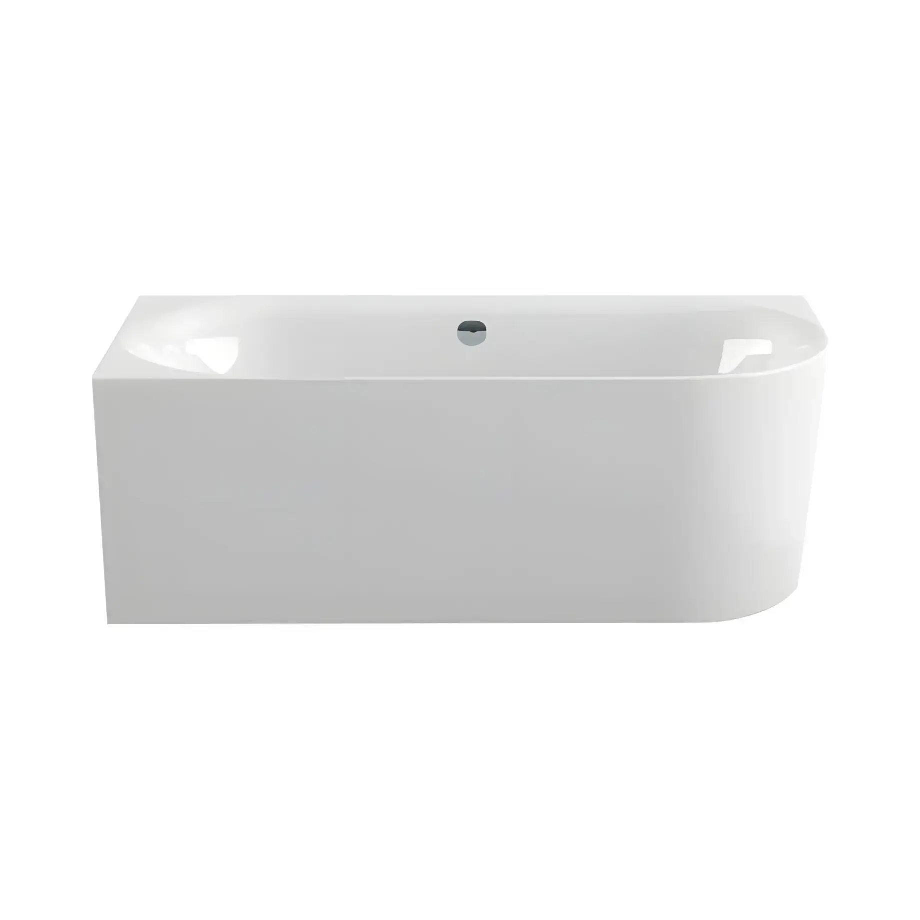 Ванна Fresh Corner R Knief 0100-032-WG Glossy White — вид на білому тлі