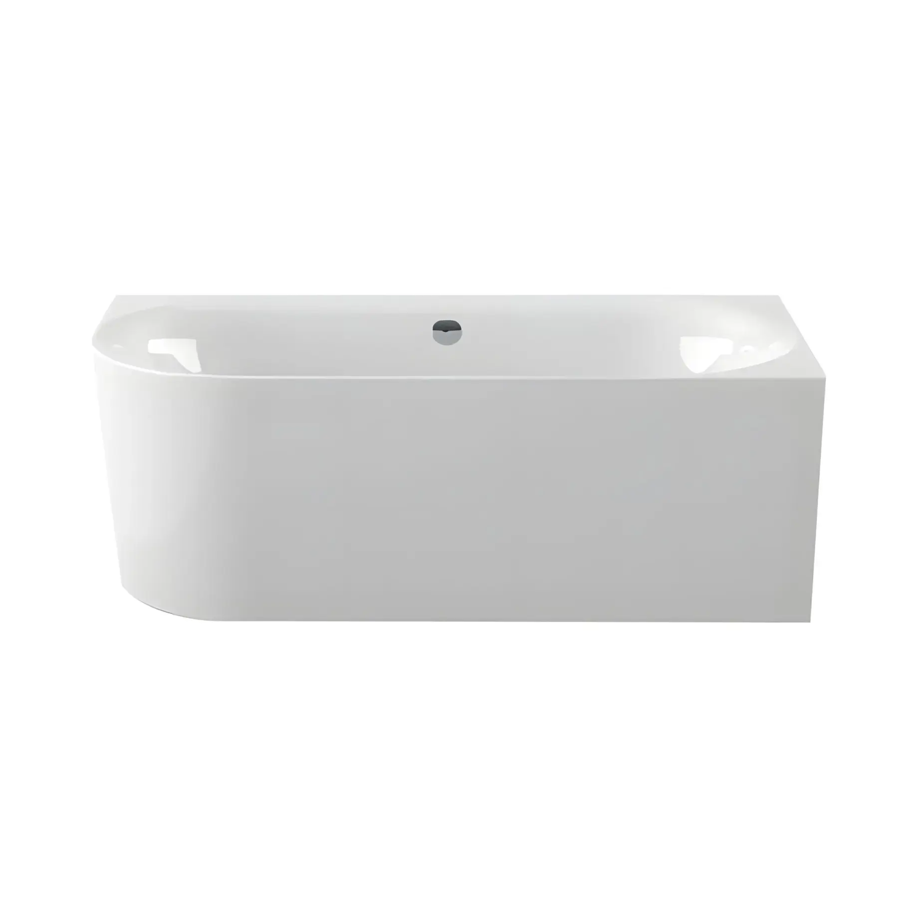 Ванна Fresh Corner L Knief 0100-033-WG Glossy White 180 х 80 см — вид на білому тлі