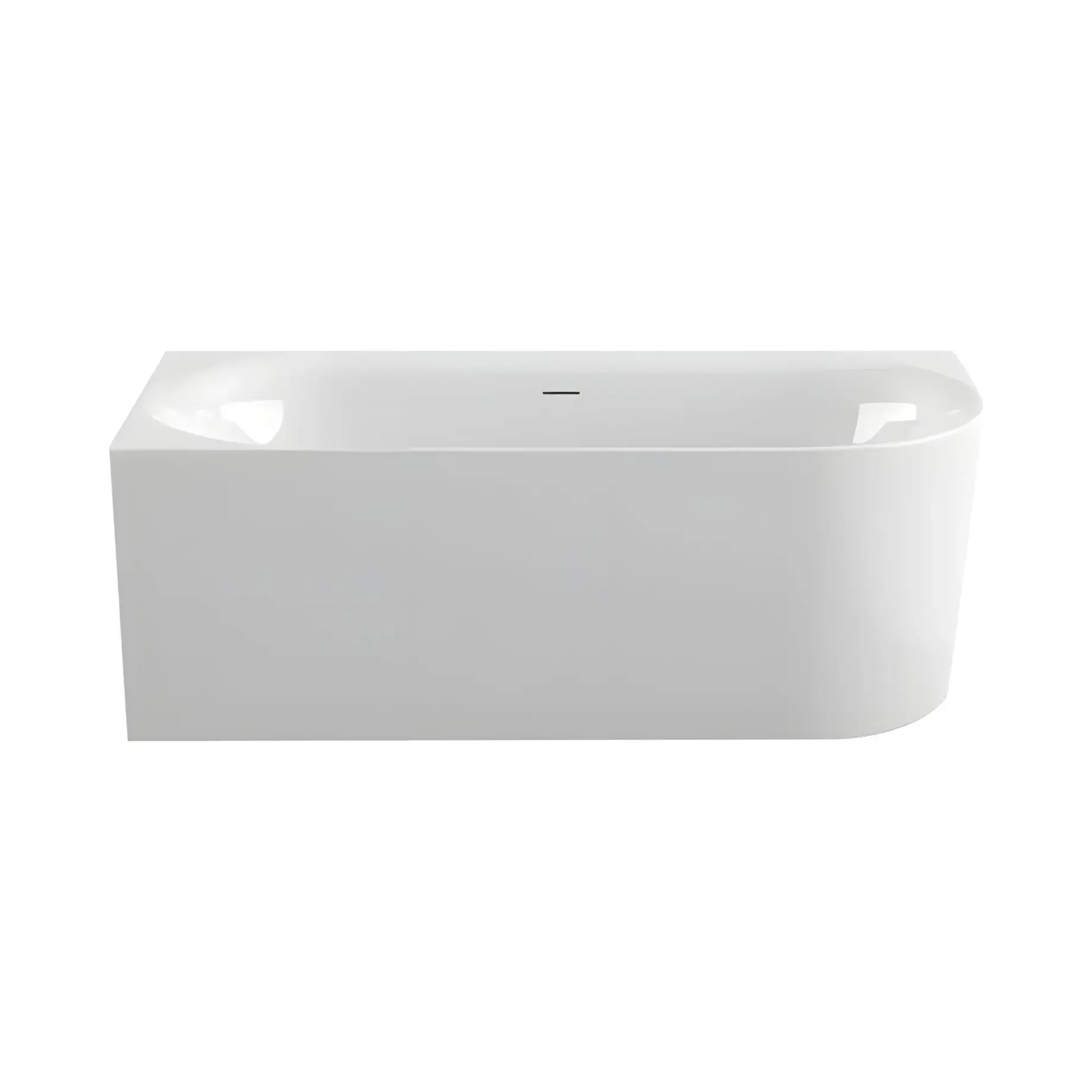 Ванна Fresh Corner R Knief 0100-232-WG Glossy White — вид на білому тлі