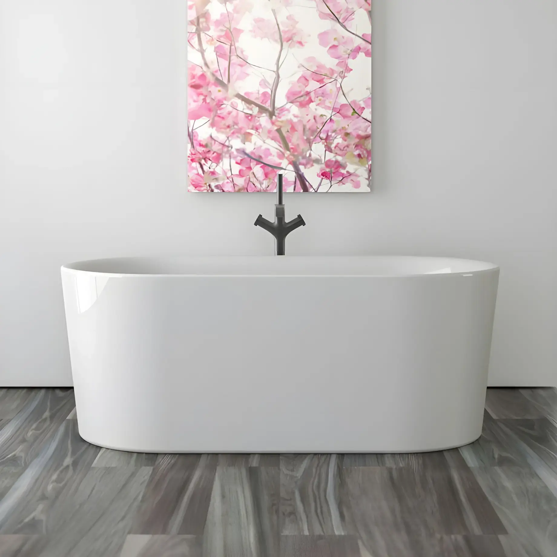 Ванна Fresh XS Knief 0100-234-WG Glossy White — вид спереду