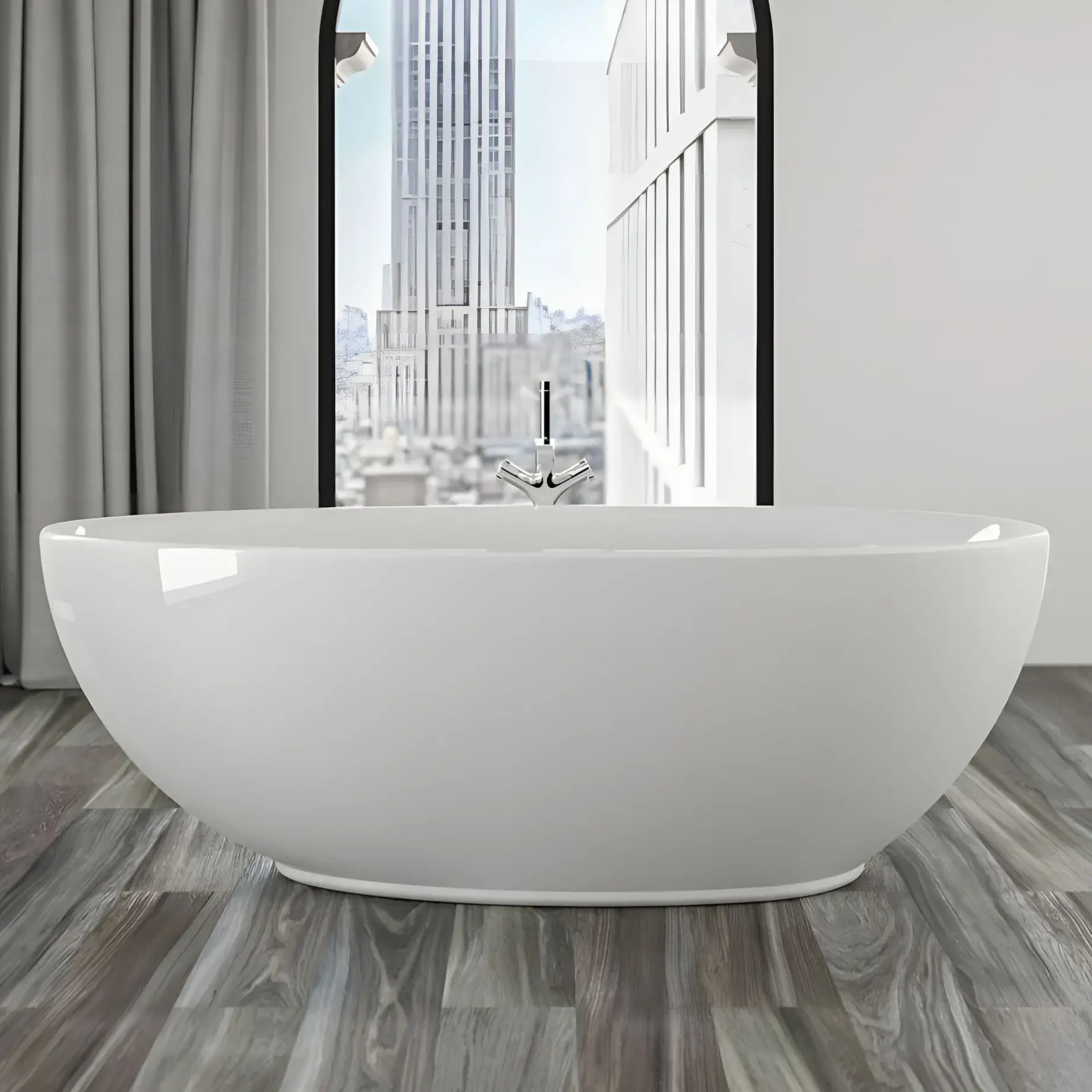 Ванна Lounge Knief 0100-289-WG Glossy White — вид спереду
