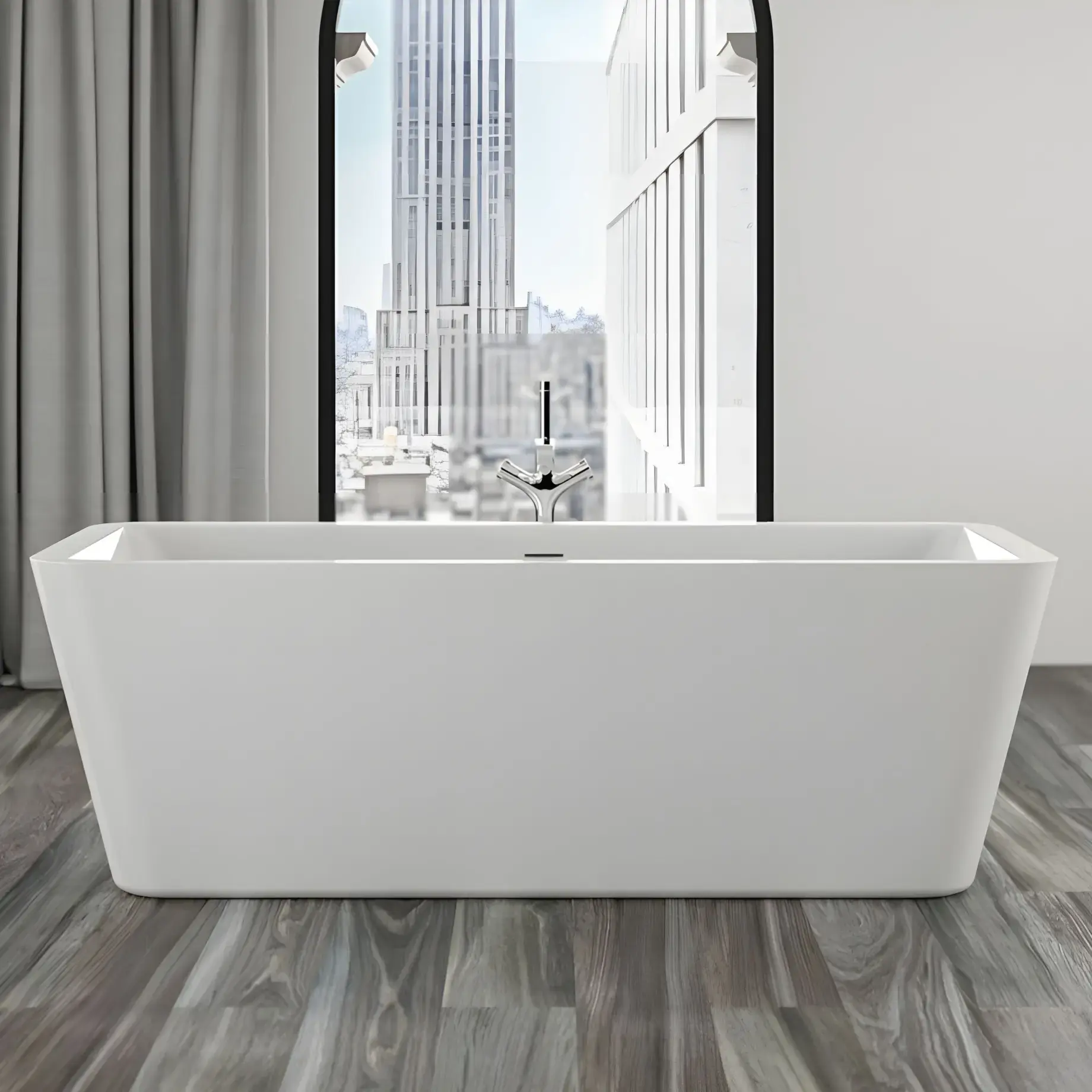 Ванна Mood Knief 0100-285-WG Glossy White — вид спереду