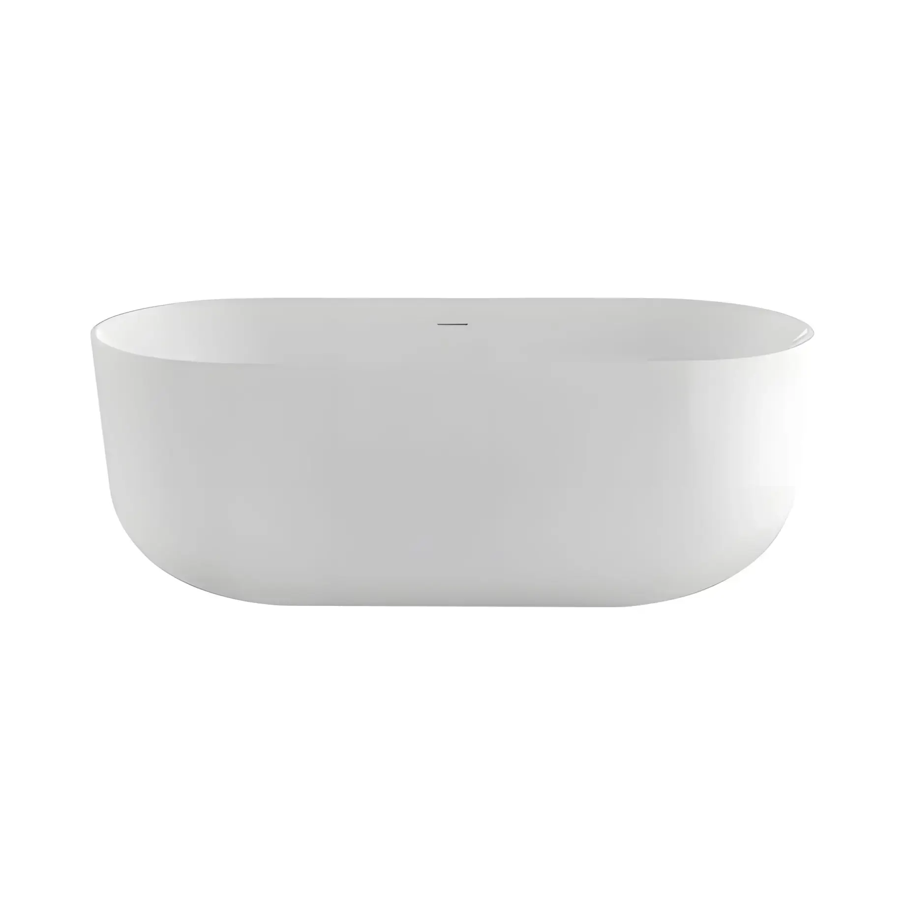 Ванна Nice 170 Knief 0100-260-WG Glossy White 170 х 75 см — вид на білому тлі