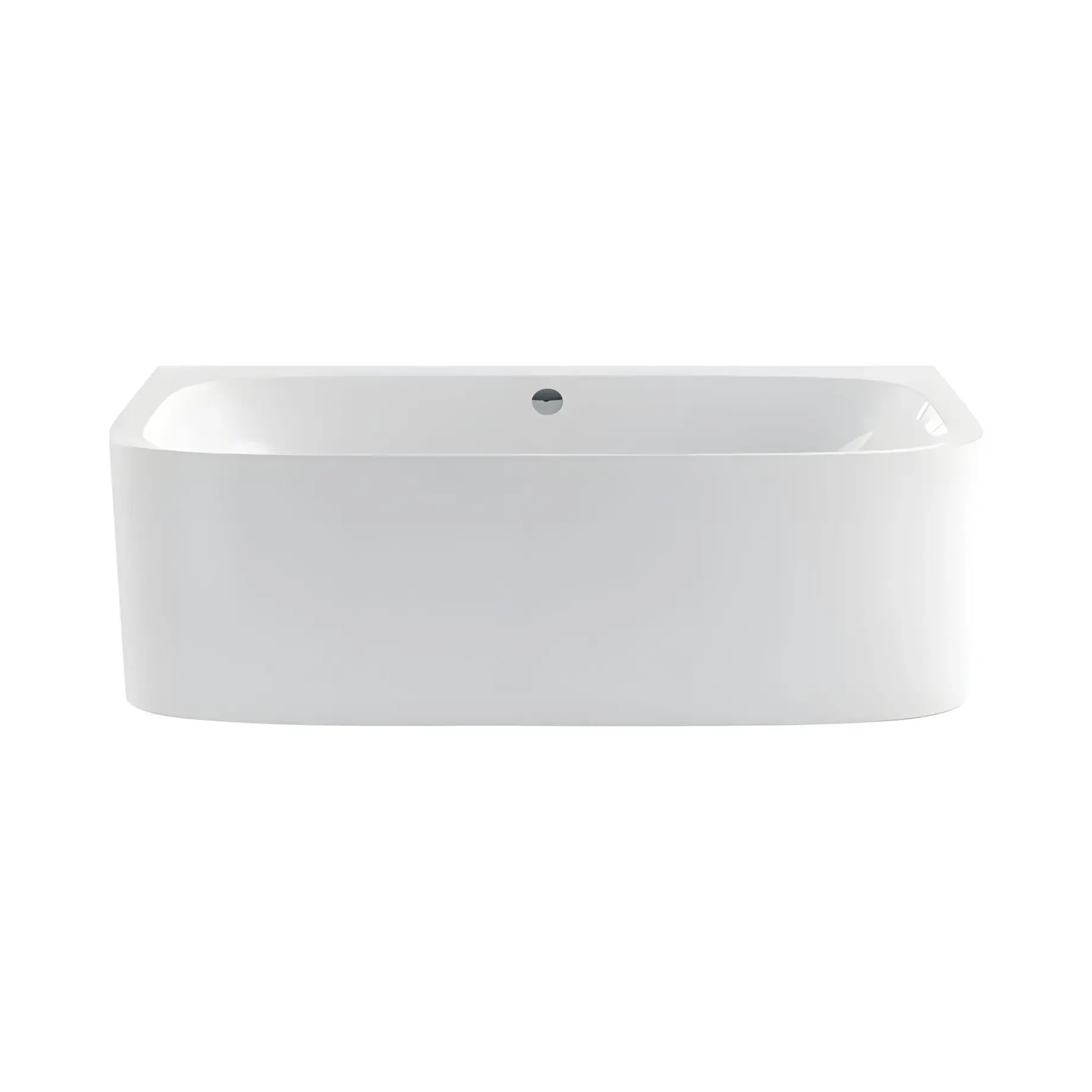 Ванна Summer Wall Knief 0100-071-01-WG Glossy White — вид на білому тлі