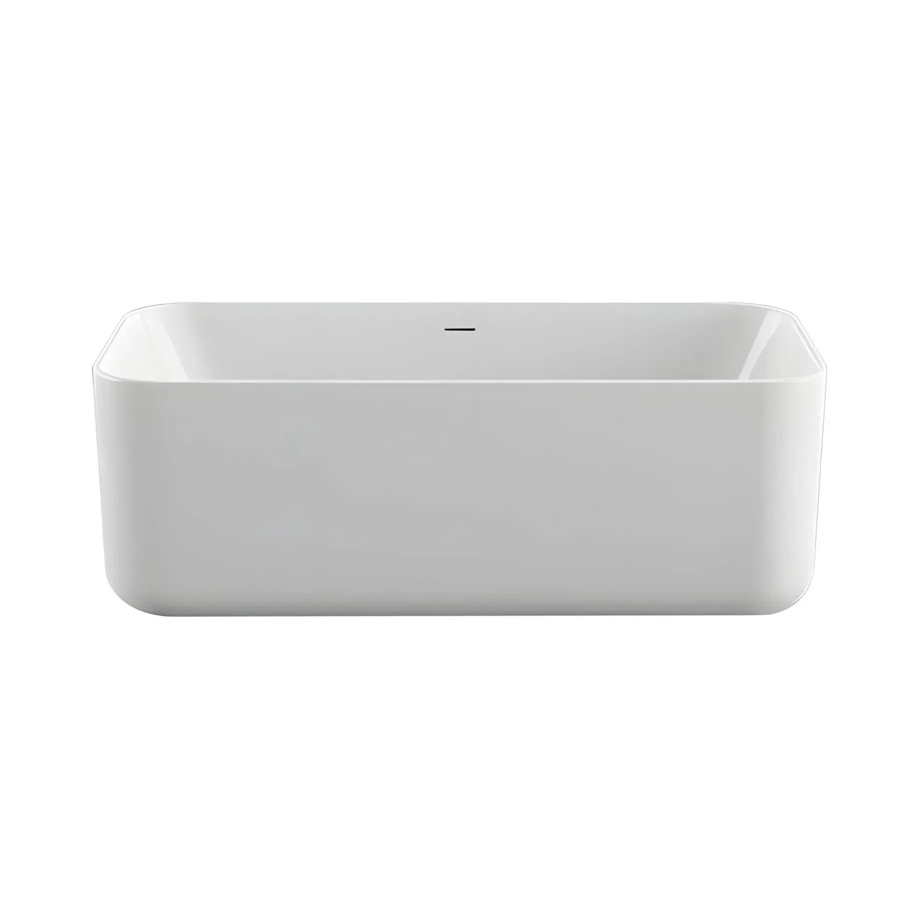 Ванна Tidy Knief 0100-239-WG Glossy White 170 х 80 см — вид на білому тлі
