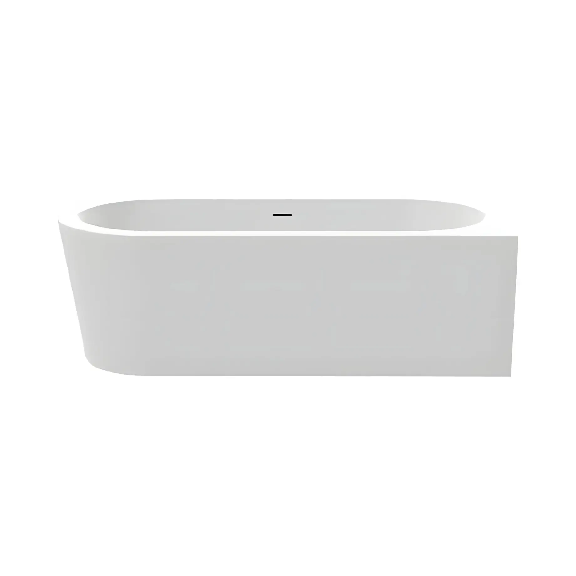 Ванна Wall Corner L Knief 0100-277-L-WM Matt White 178 х 78 см — вид на білому тлі