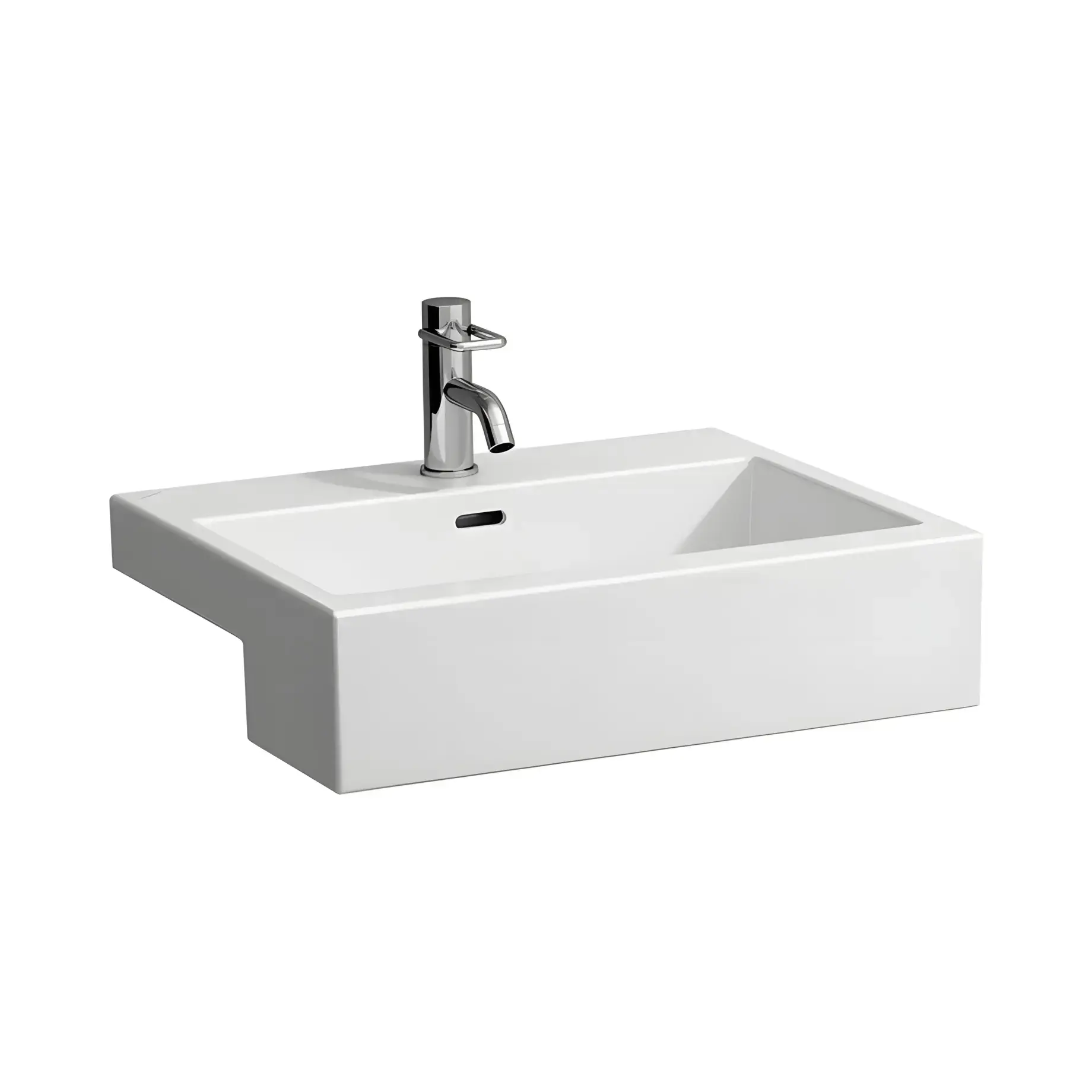 Умивальник Living Laufen H8134320001041 White 55 х 46 см — вид на білому тлі