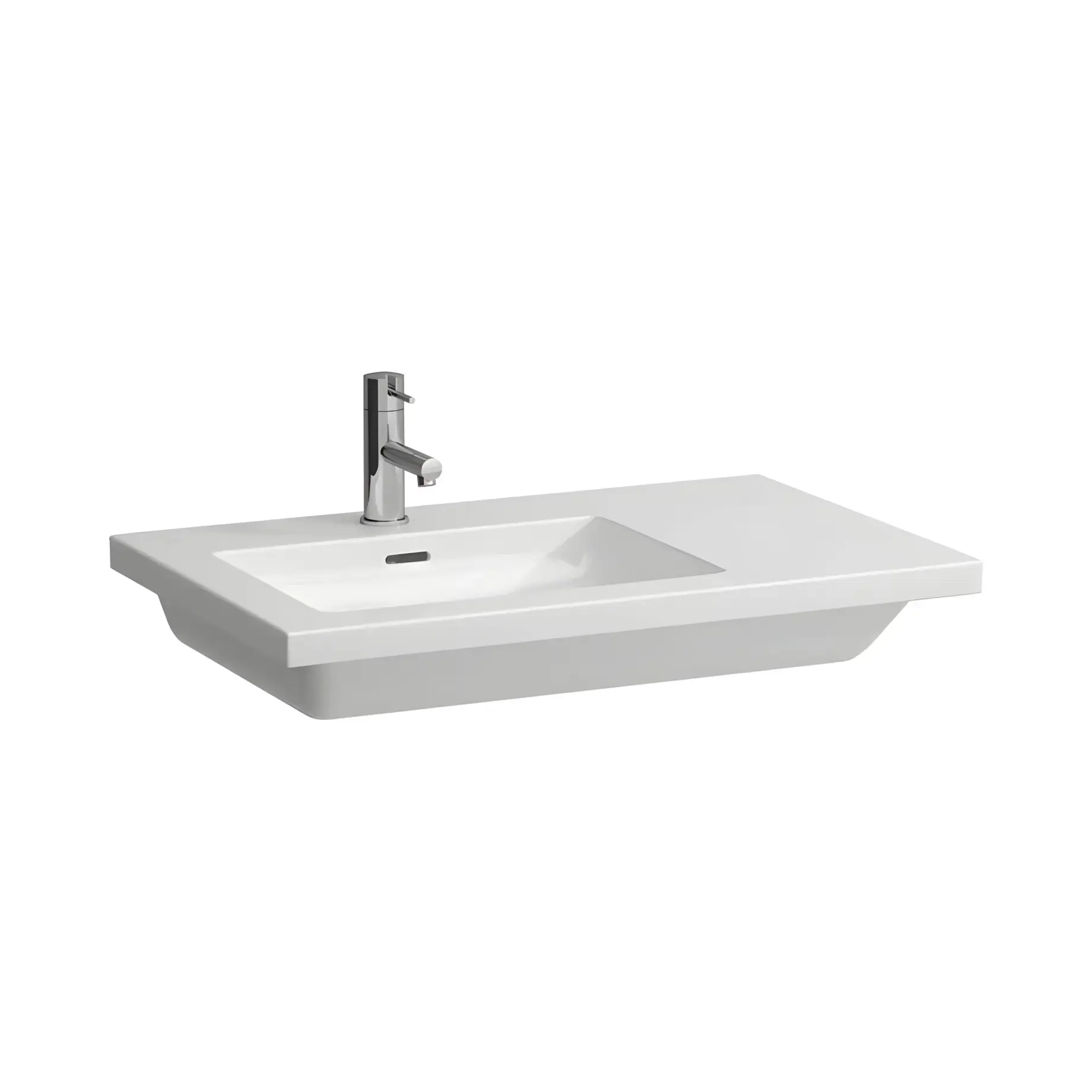 Умивальник Living Laufen H8174380001041 White 75 х 48 см — вид на білому тлі