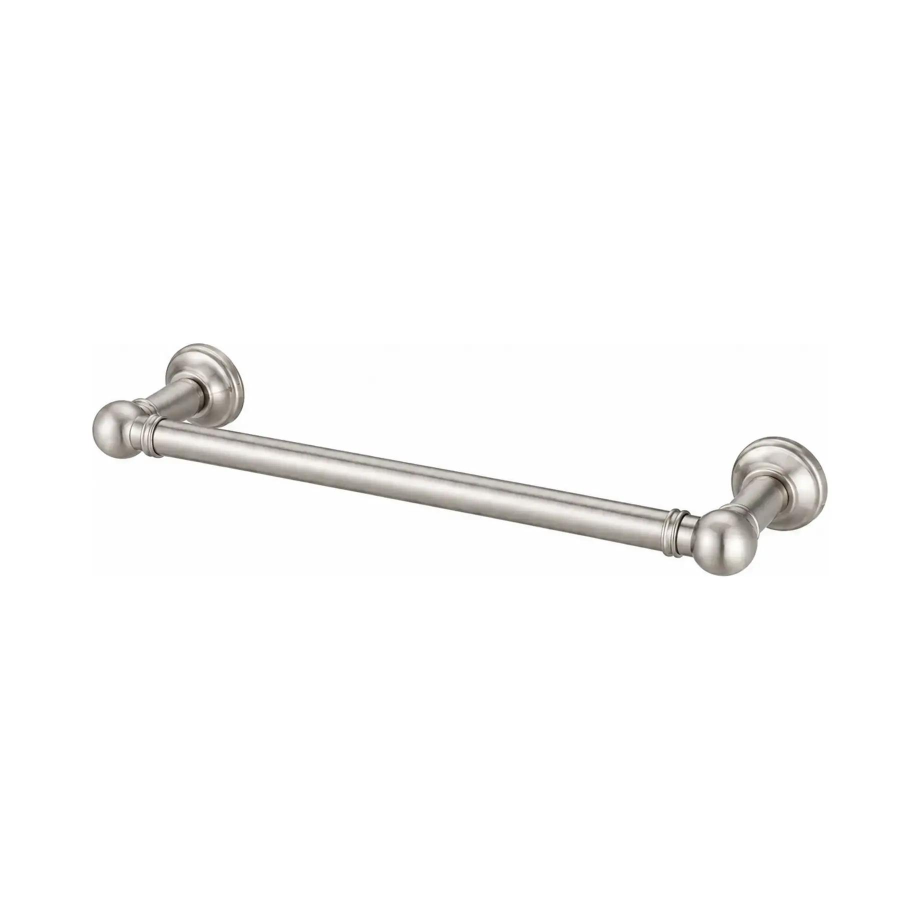 Сушка для рушників електрична Armonia 9-621 Margaroli 9-621 BN Brushed Nickel 13.5 х 55 см — вид на білому тлі