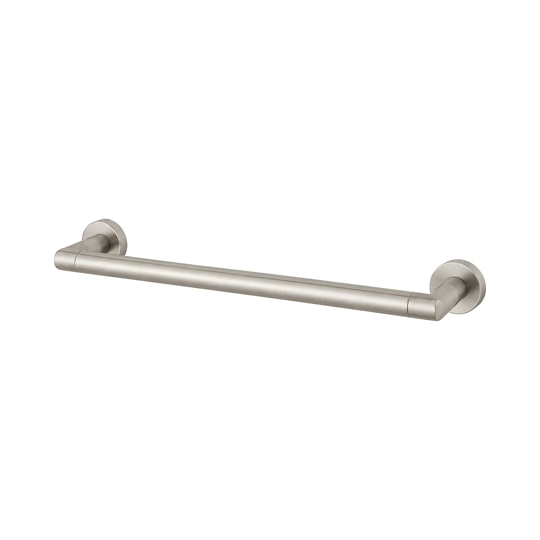 Сушка для рушників електрична Luce 521 Margaroli 521/53 BN Brushed Nickel 8.8 х 53 см — вид на білому тлі