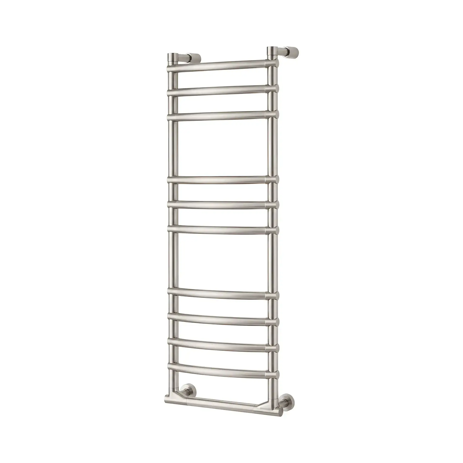 Сушка для рушників електрична Luna 525 Margaroli 525 BN Brushed Nickel — вид на білому тлі