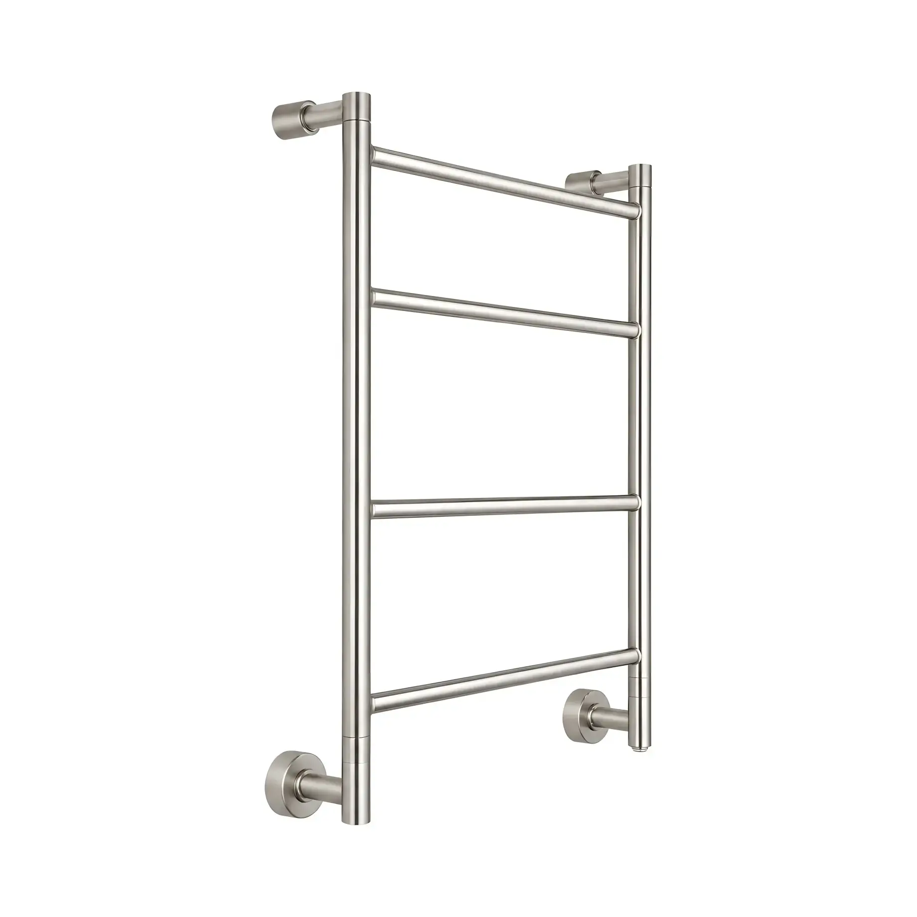 Сушка для рушників електрична Mini 3-582 Margaroli 3-582 BN Brushed Nickel — вид на білому тлі