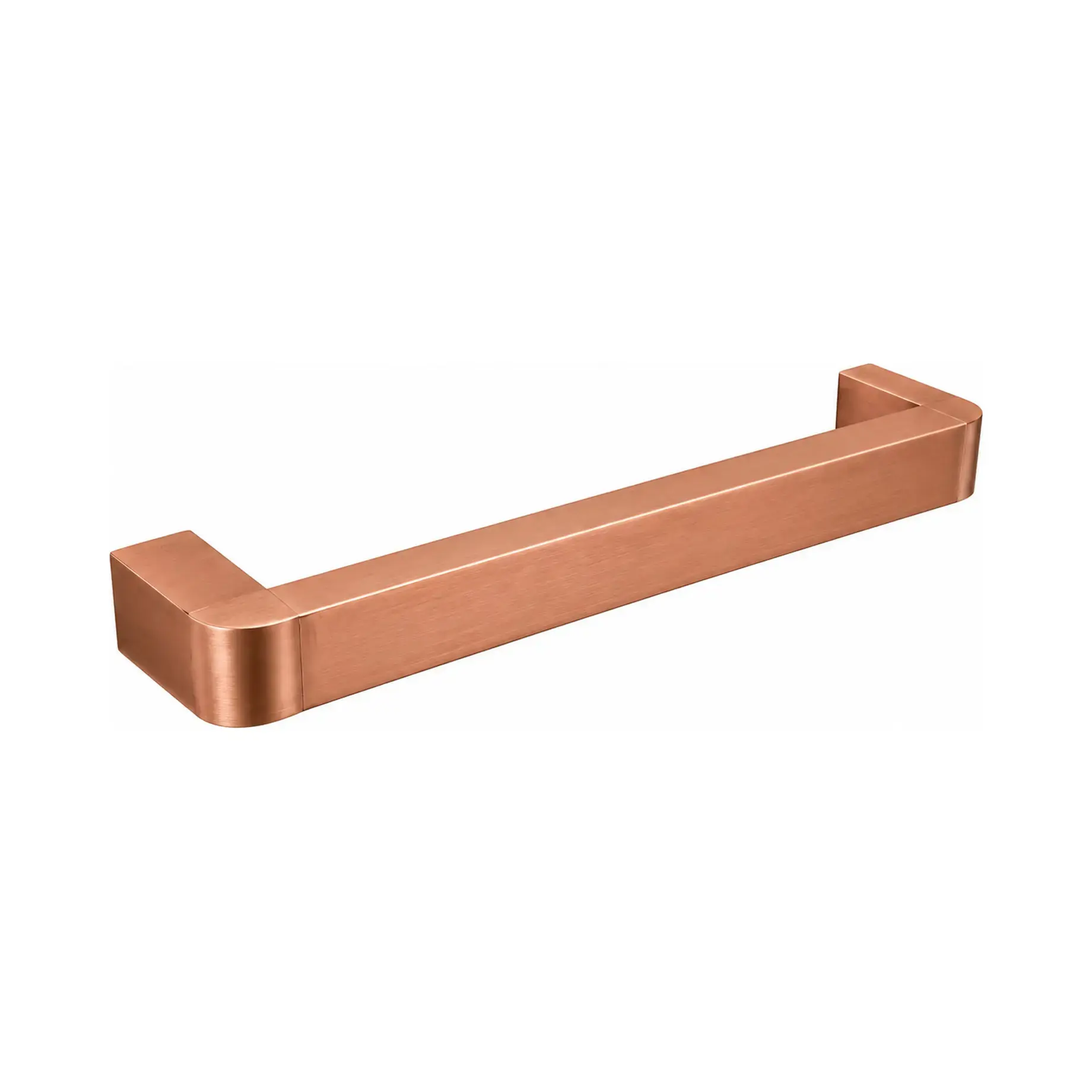 Сушка для рушників електрична Panorama 681 Margaroli 681 Brushed Copper Brushed Copper 9 х 45 см — вид на білому тлі