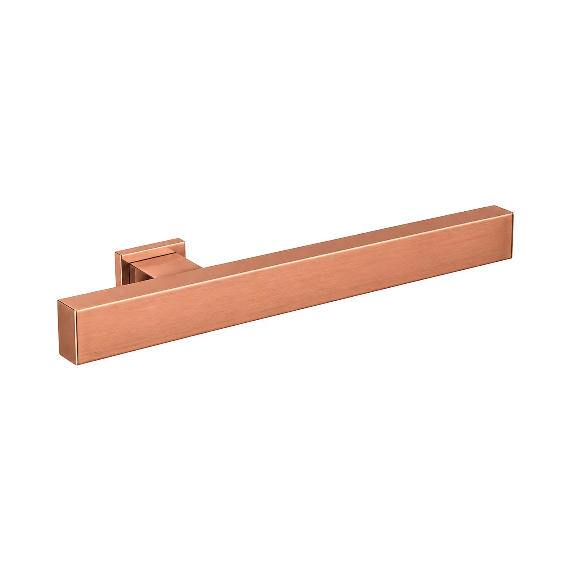 Сушка для рушників електрична Panorama 682 Margaroli 682 Brushed Copper Brushed Copper 9.7 х 50.4 см — вид на білому тлі