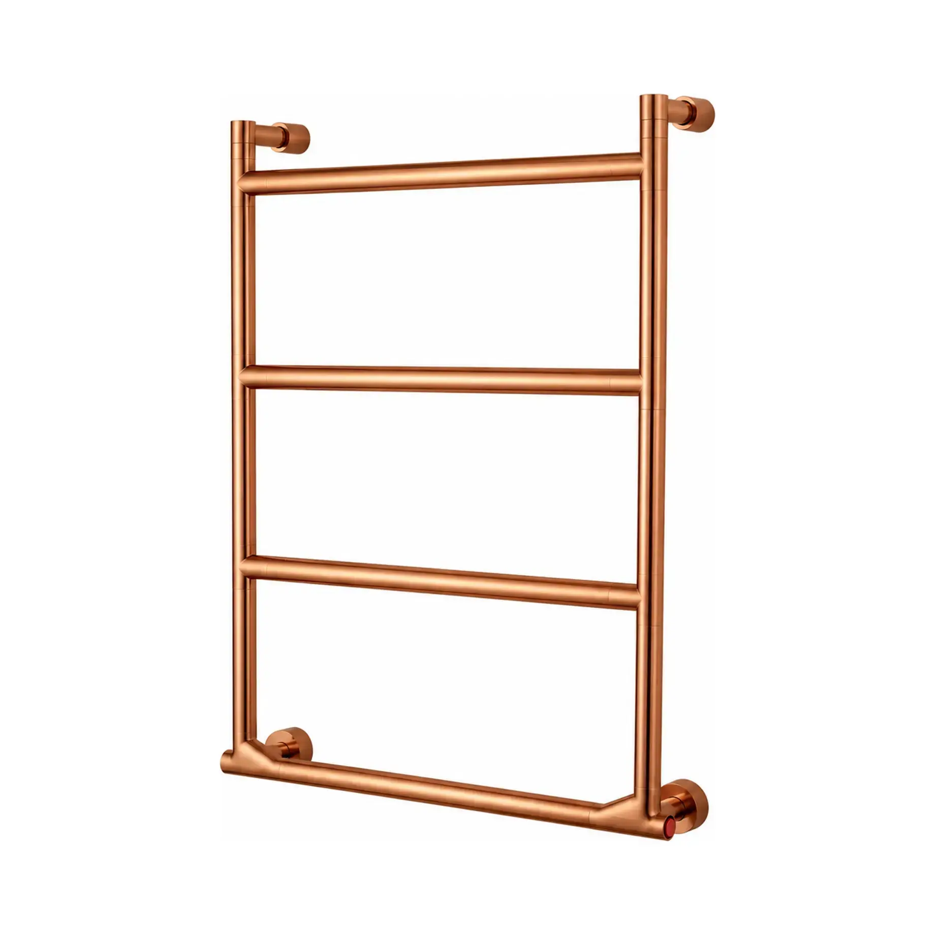 Сушка для рушників електрична Sereno 572/M Margaroli 572/M Brushed Copper — вид на білому тлі