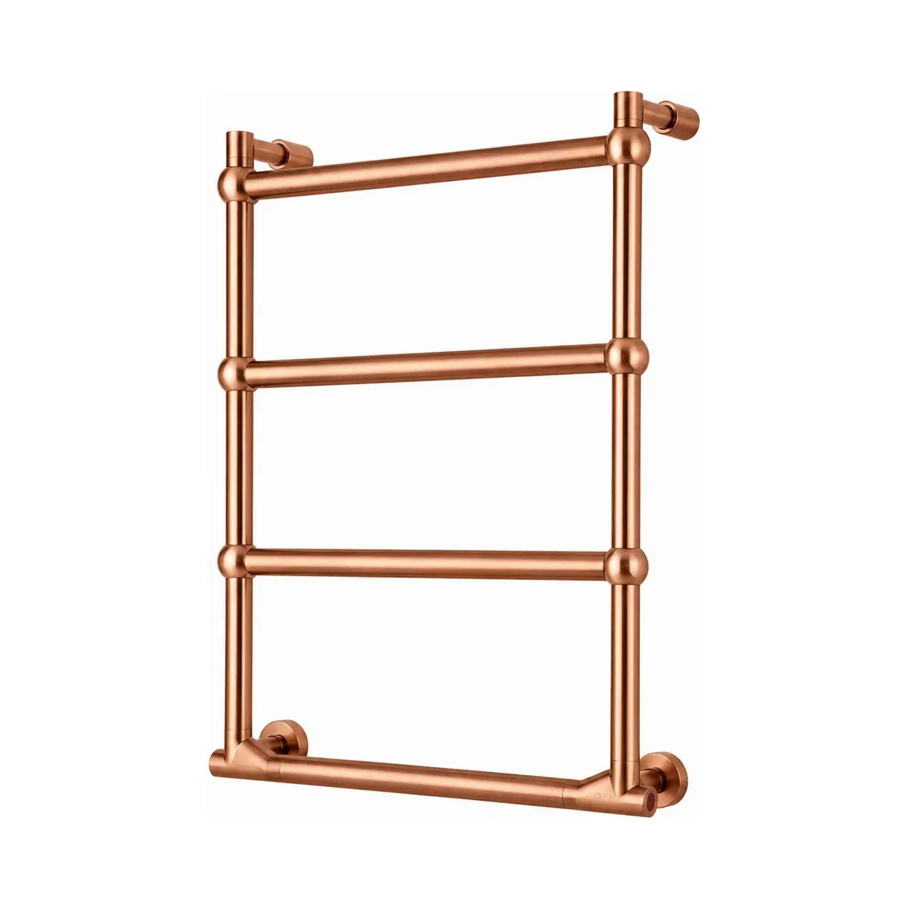 Сушка для рушників електрична Sole 512/TS Margaroli 512/TS Brushed Copper Brushed Copper 42 х 63.8 см — вид на білому тлі