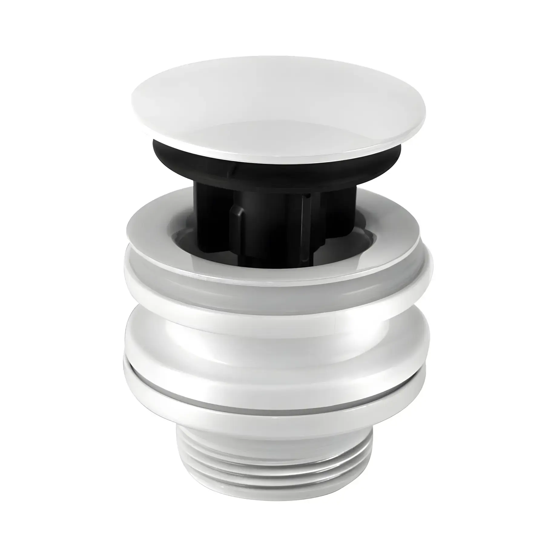 Донний клапан Click-Clack McALPINE CWP60CB-WH White — вид на білому тлі
