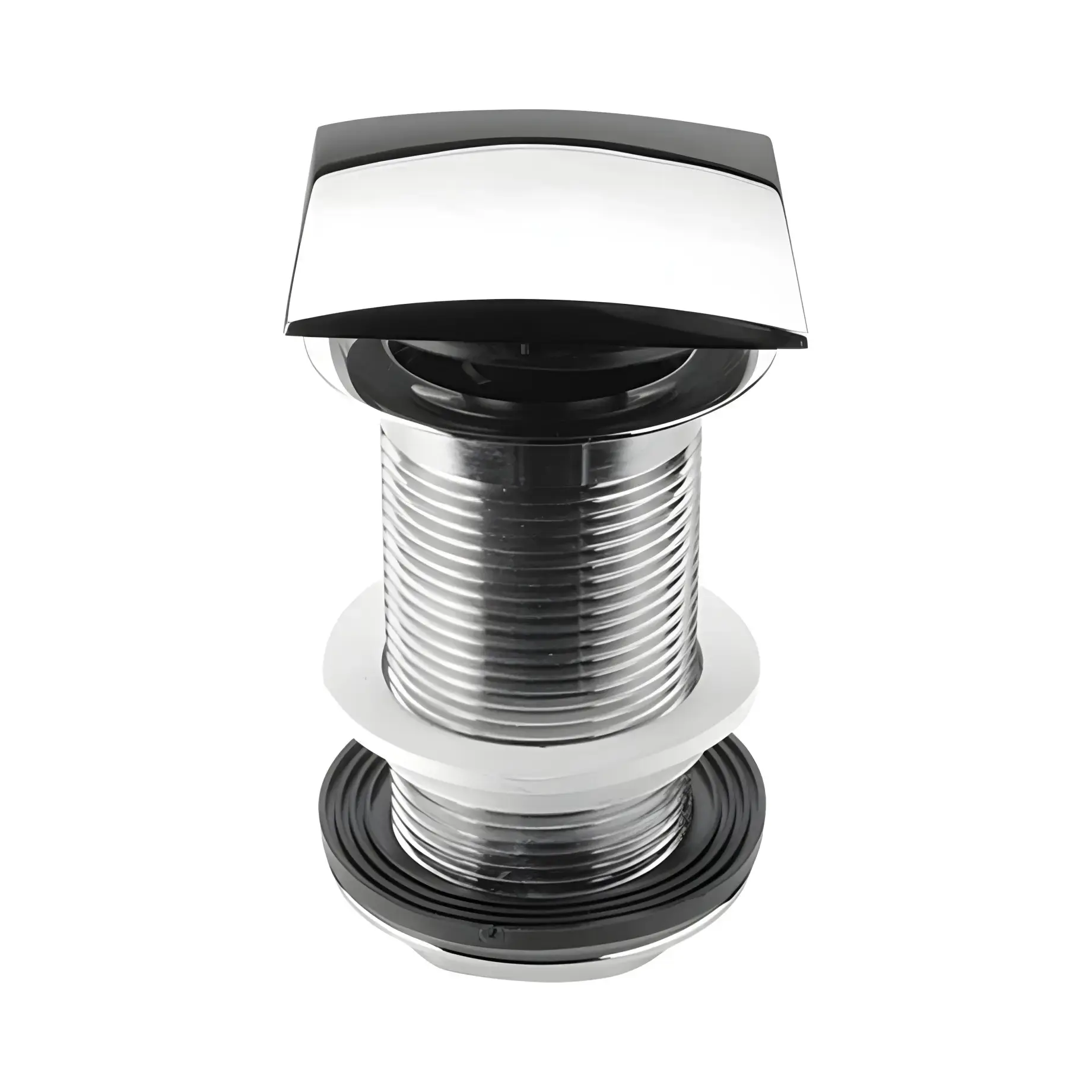 Донний клапан Click-Clack McALPINE CWU60SQCB Chrome — вид на білому тлі