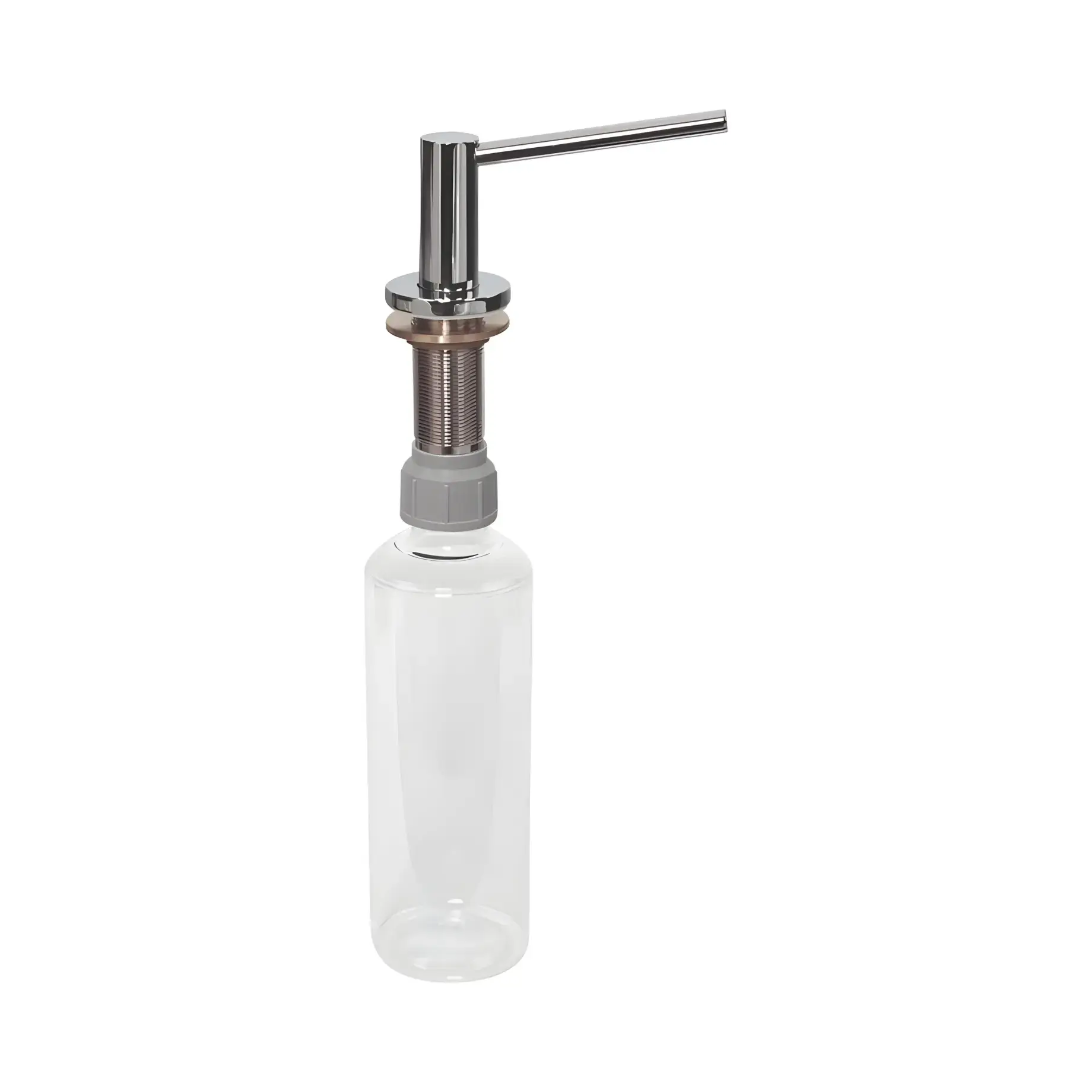 Дозатор миючих засобів McALPINE SOAP-CPB-25-BB Chrome — вид на білому тлі