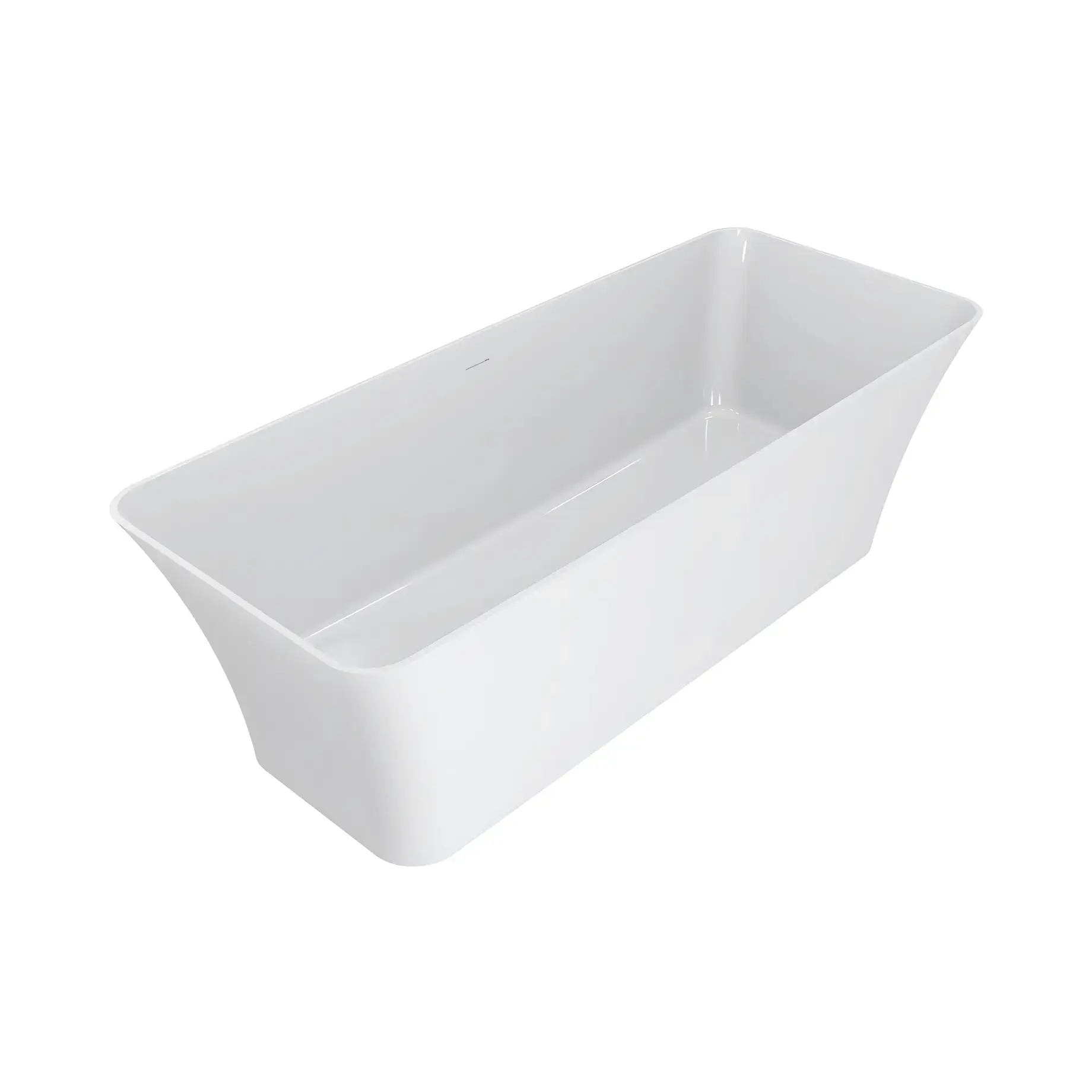 Ванна Bonita Виробник 0000265 White Glossy 180 х 75.5 см — вид ззаду