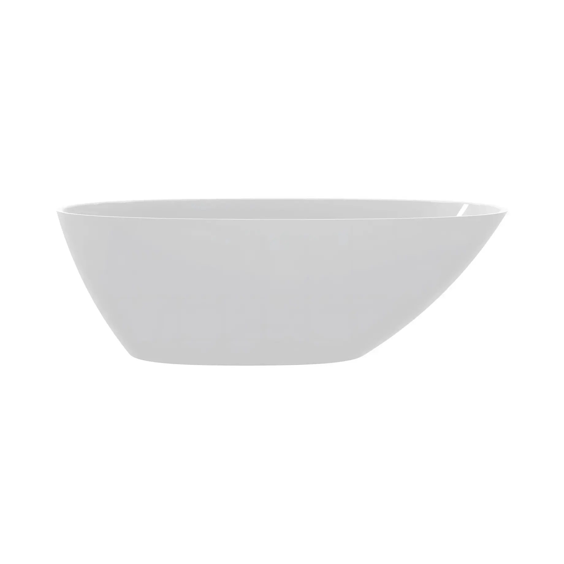 Ванна Melbourne Miraggio 0001488 White Glossy 168.5 x 76 см — вид на білому тлі