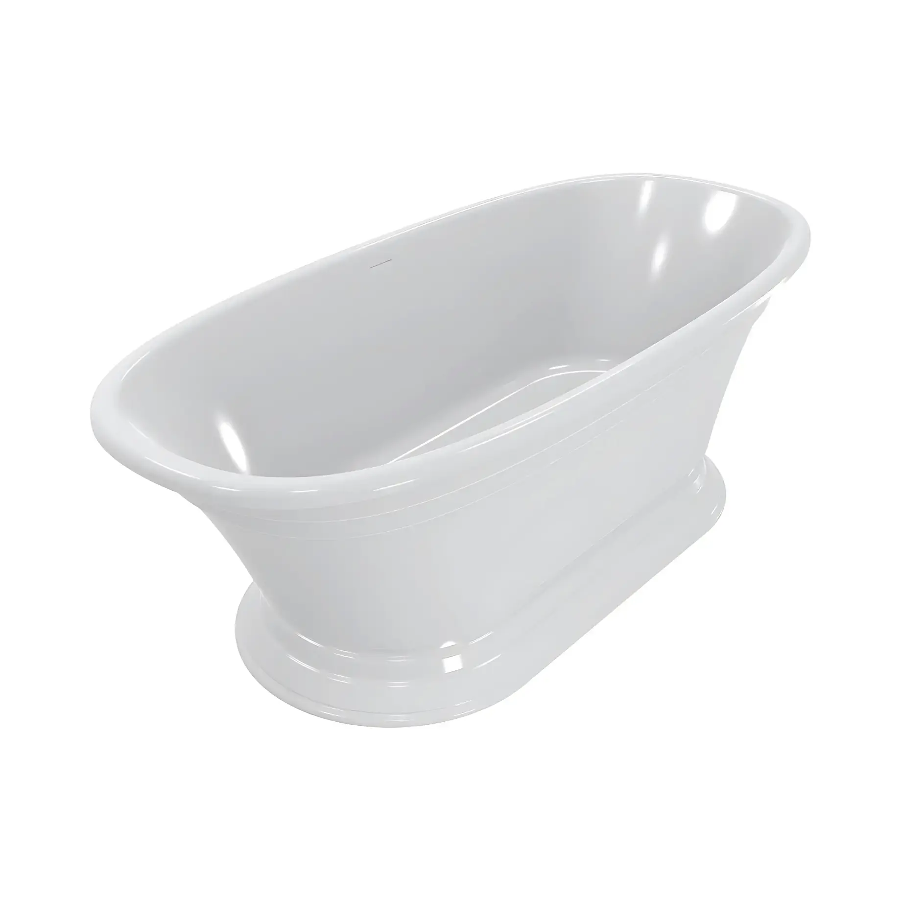 Ванна Anastasia Виробник 69125621 White Glossy 175 х 80 см — ракурс 3/4