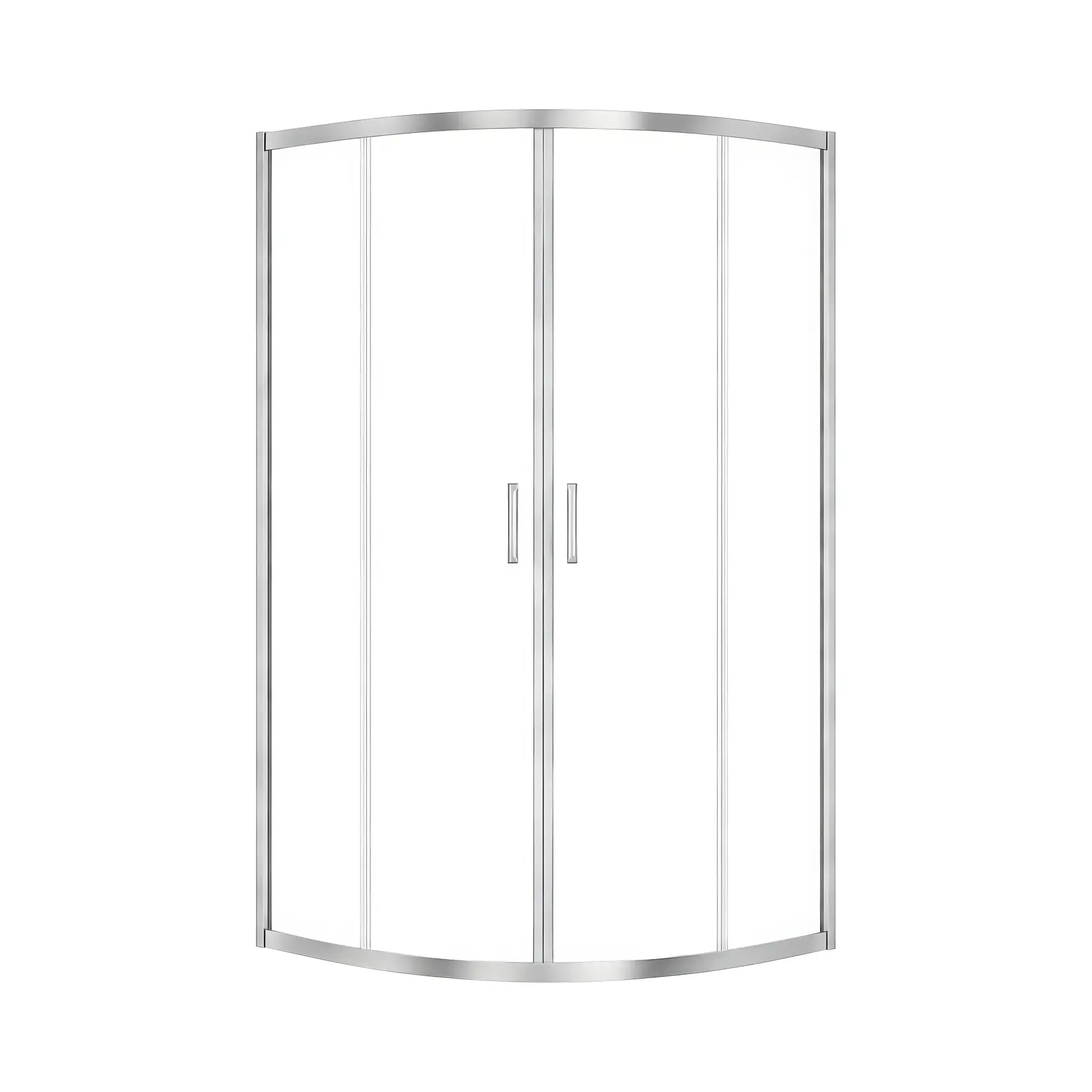 Душевая кабина Suvia 2D R55 New Trendy K-5112 White Alpin 90 х 90 х 190 см — вид на белом фоне