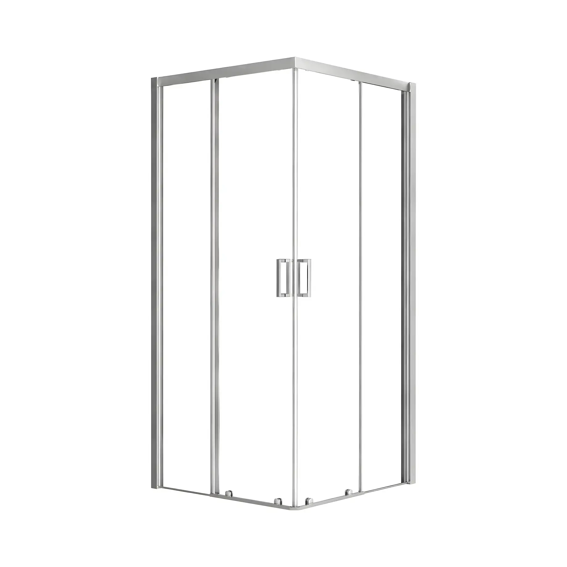 Душевая кабина Suvia 2D R55 New Trendy K-5113 White Alpin 80 х 80 х 190 см — вид на белом фоне