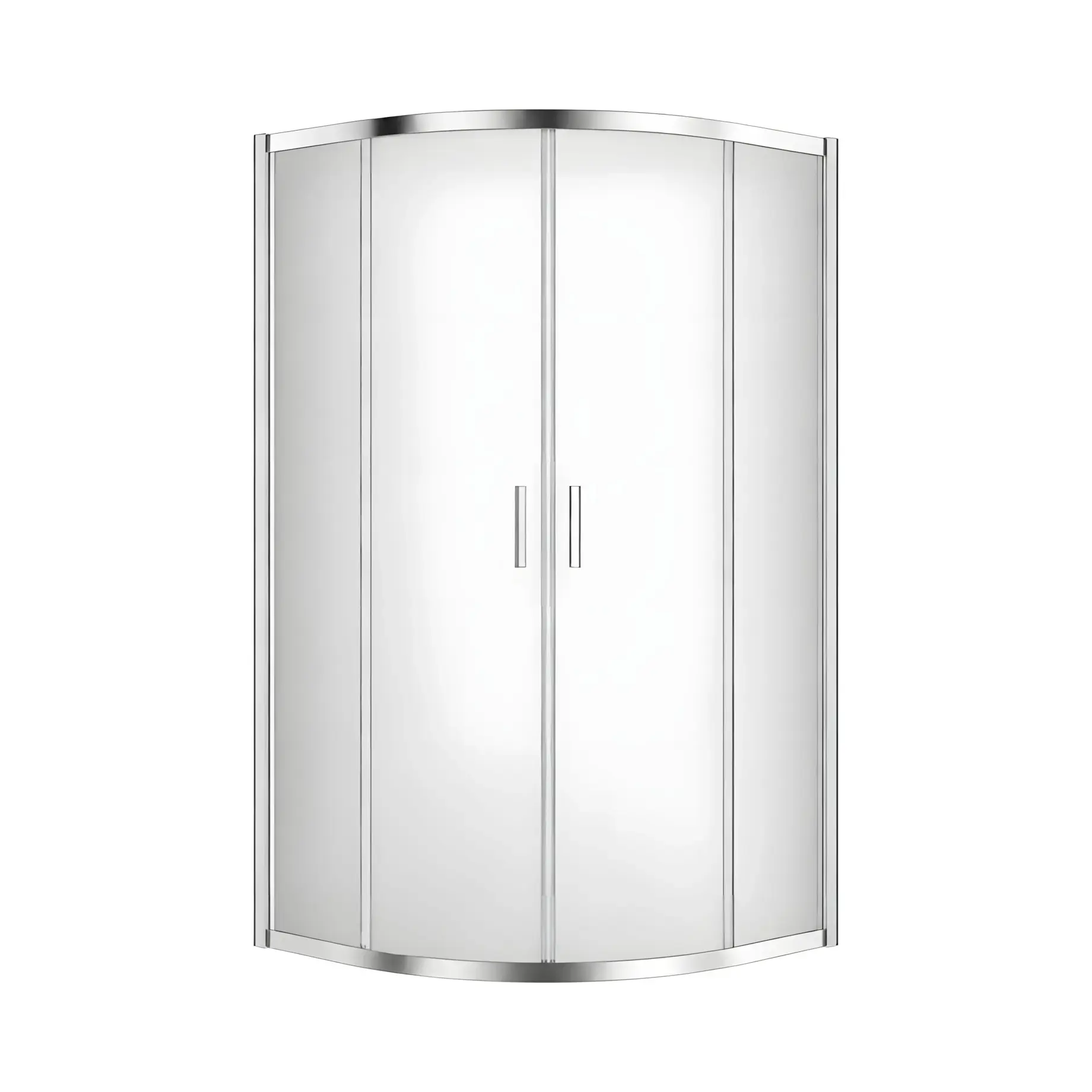 Душевая кабина Suvia 2D R55 New Trendy K-5120 White Alpin 90 х 90 х 190 см — вид на белом фоне