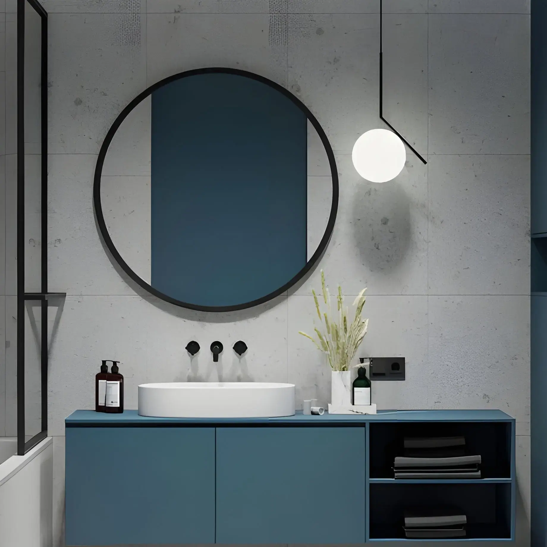 Умивальник Pin NIC Design 001713001 Glossy White — бічний ракурс