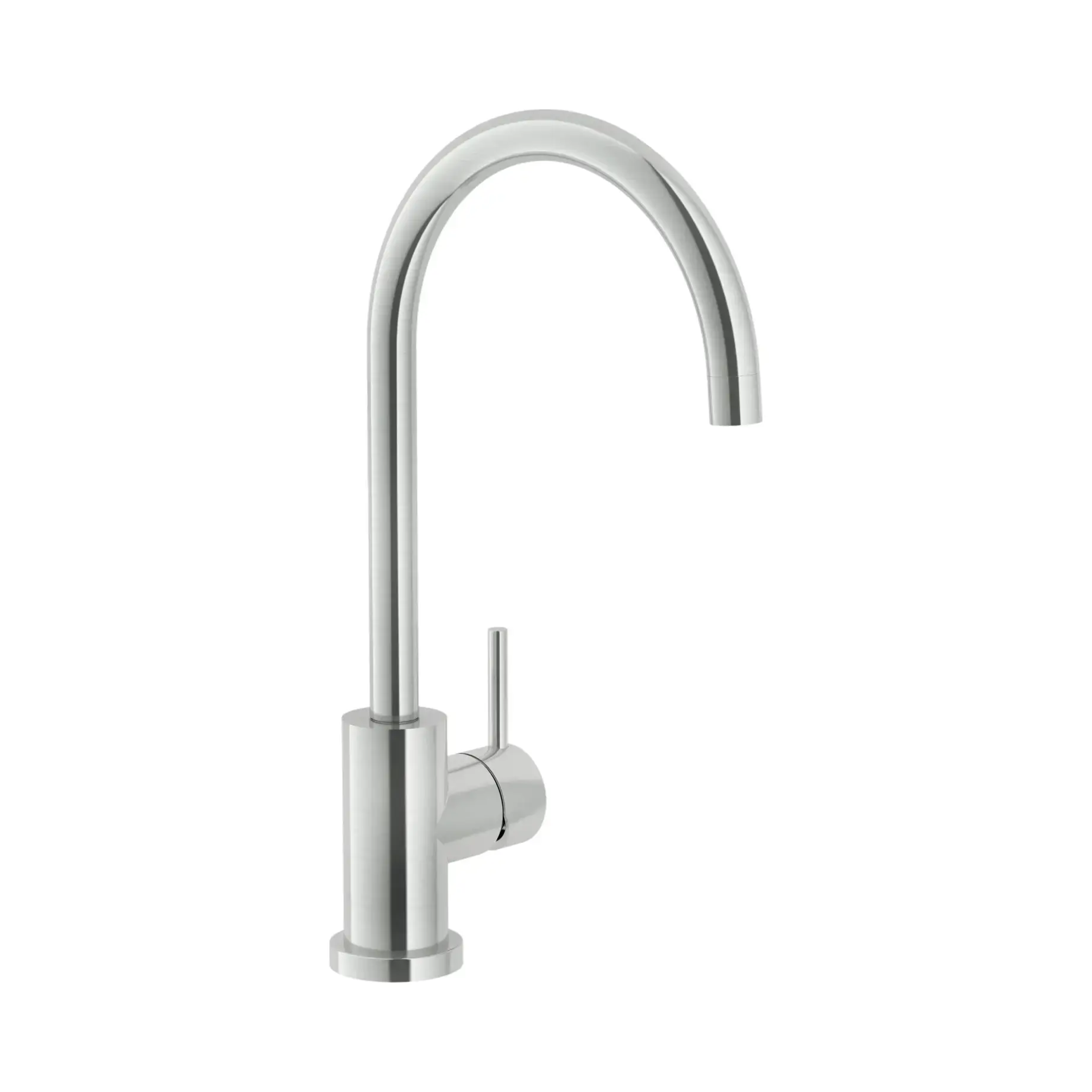 Смеситель для кухни Live Nobili LV00133IX Inox — вид на белом фоне