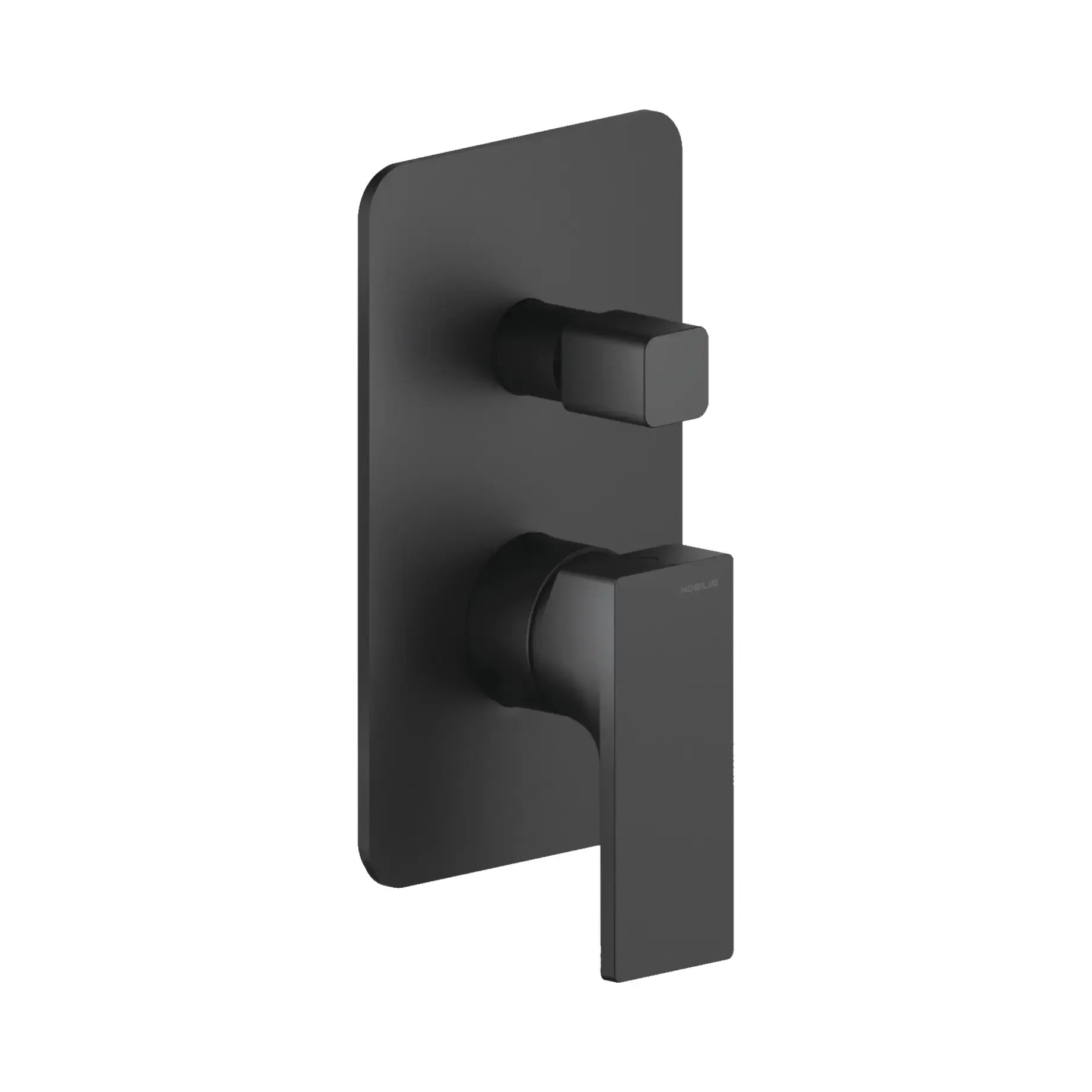 Смеситель для душа Seven Nobili SE124100/EBM Velvet Black — вид на белом фоне