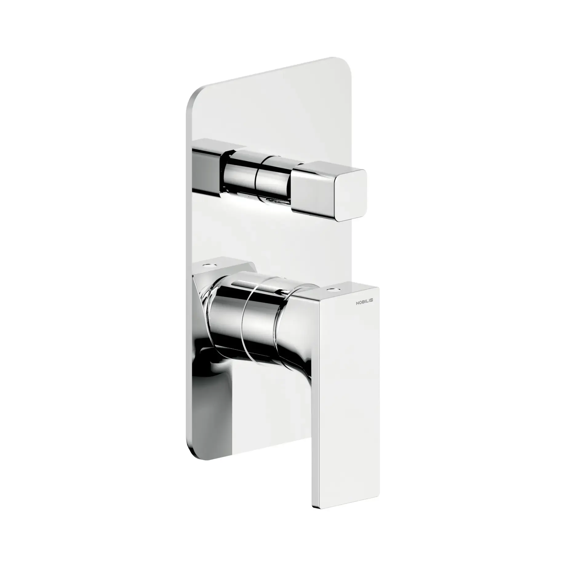 Смеситель для душа Seven Nobili SE124100/ECR Chrome — вид на белом фоне