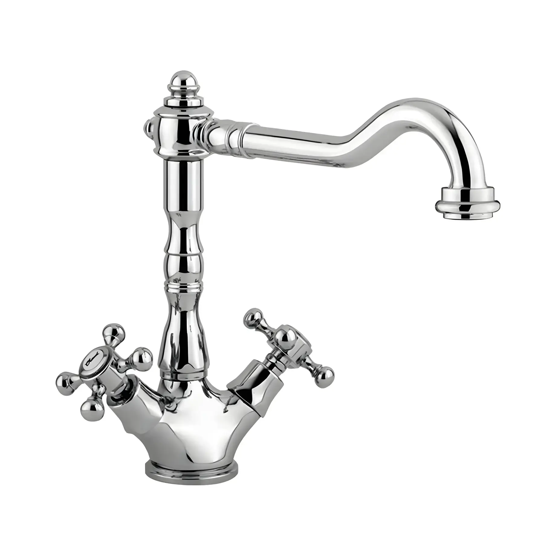 Змішувач для кухні  Belinda Paffoni FBLV180CR Chrome — вид на білому тлі