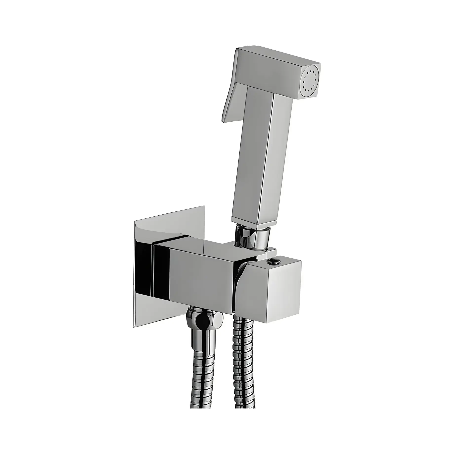 Гігієнічний душ  Tweet Square Mix зі змішувачем та шлангом  ZDUP 112 CR Paffoni ZDUP112CR Chrome — вид згори